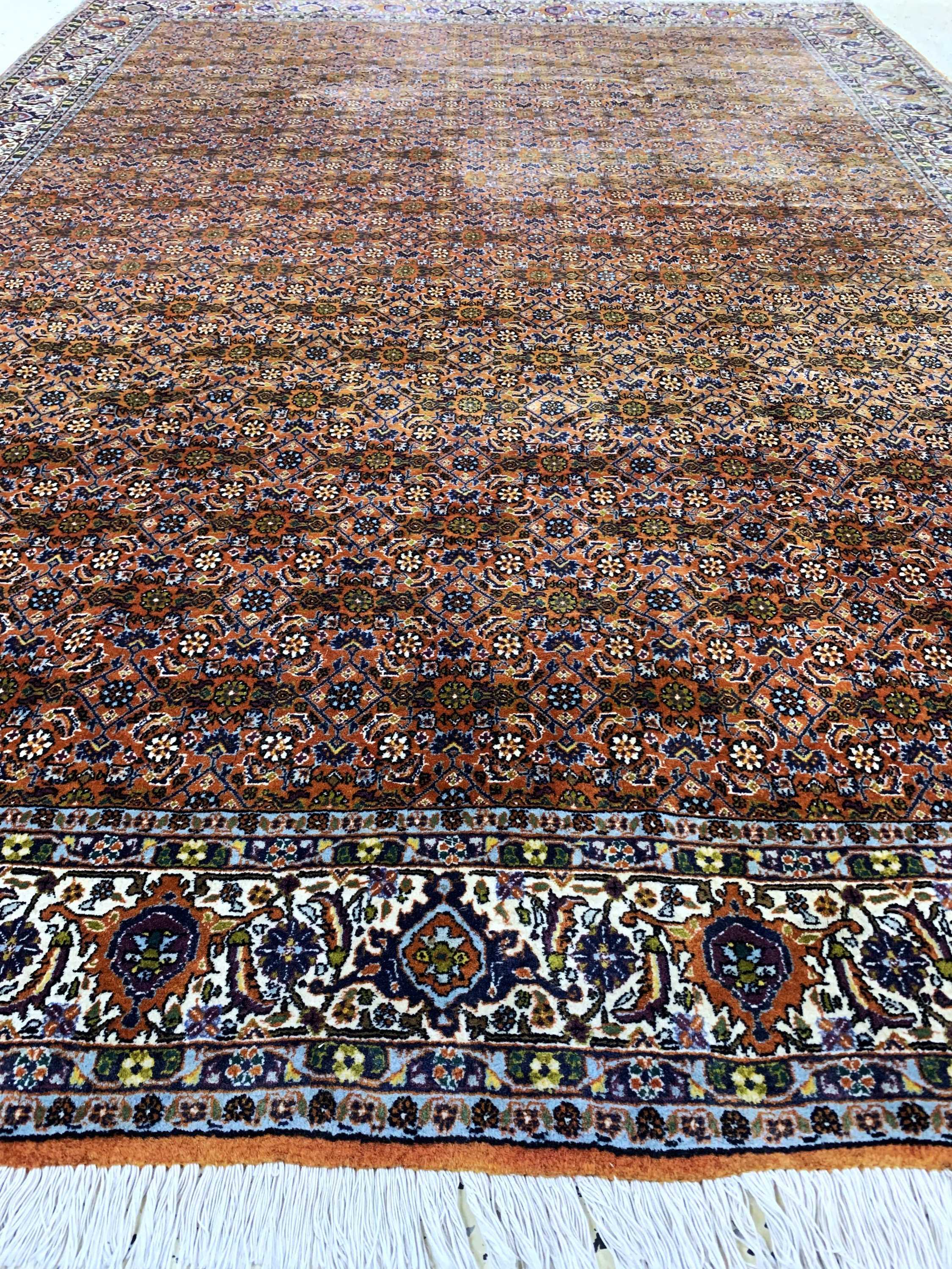 Detail f: Bidjar fein, Persien, Ende 20.Jhd, Korkwolle auf Baumwolle, ca. 289 x 209 cm, EHZ: 2 (Abrasch)