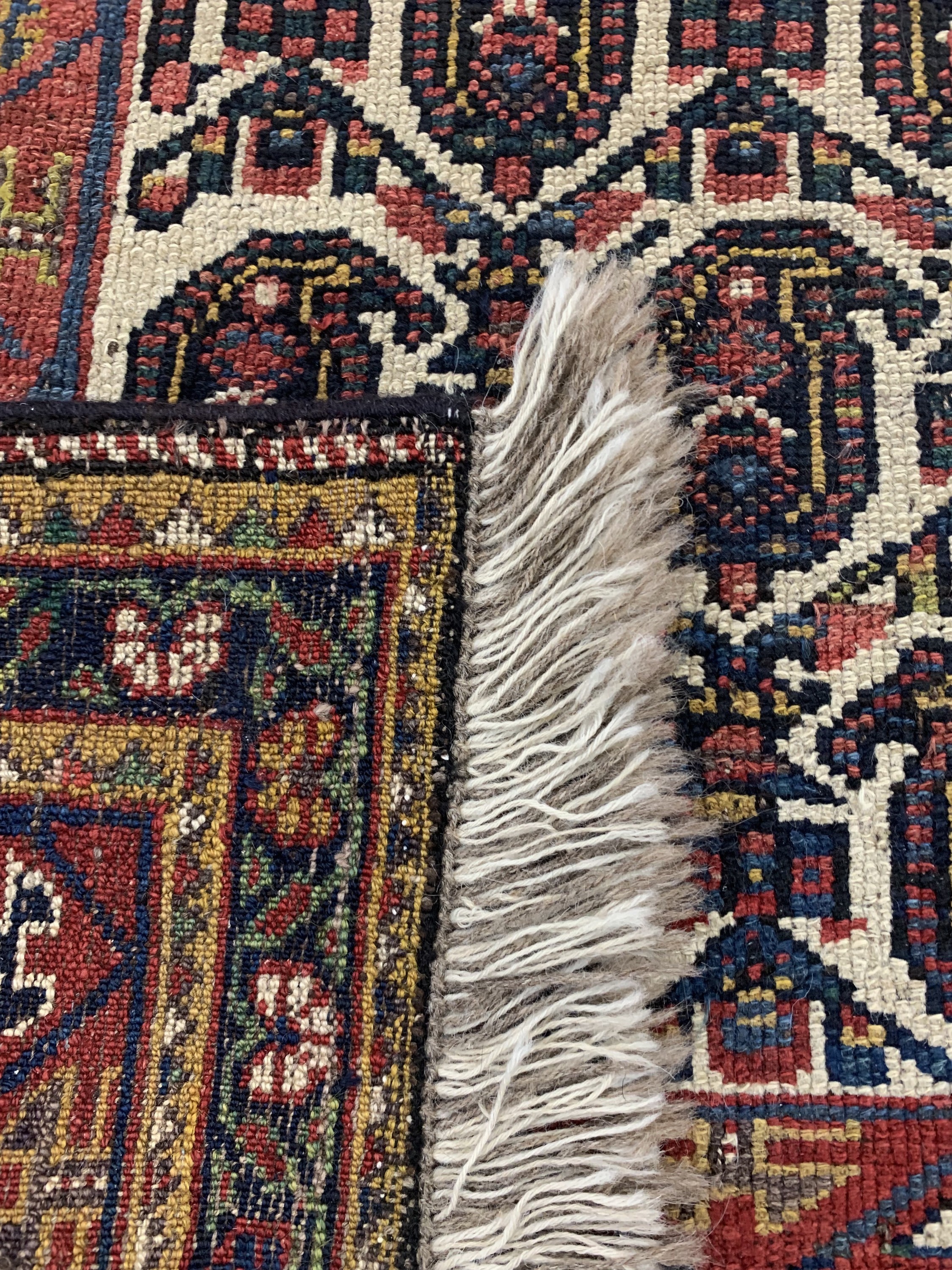 Detail g: Antiker Bachtiar, Persien, 19.Jhd, Wolle auf Wolle, ca. 290 x 125 cm, EHZ: 3