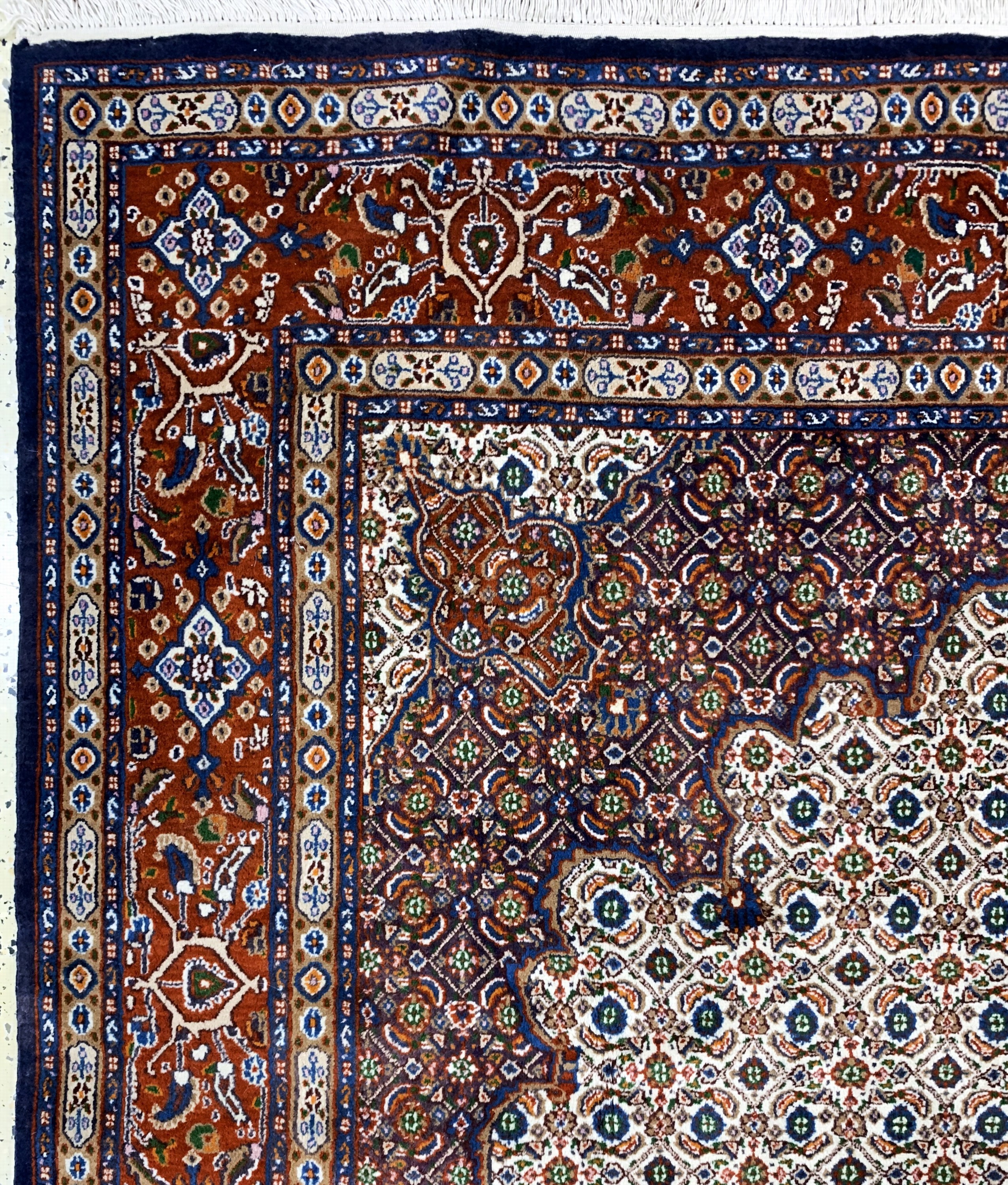 Detail d: Mud, Persien, Ende 20.Jhd, Wolle auf Baumwolle, ca. 296 x 206 cm, EHZ: 2
