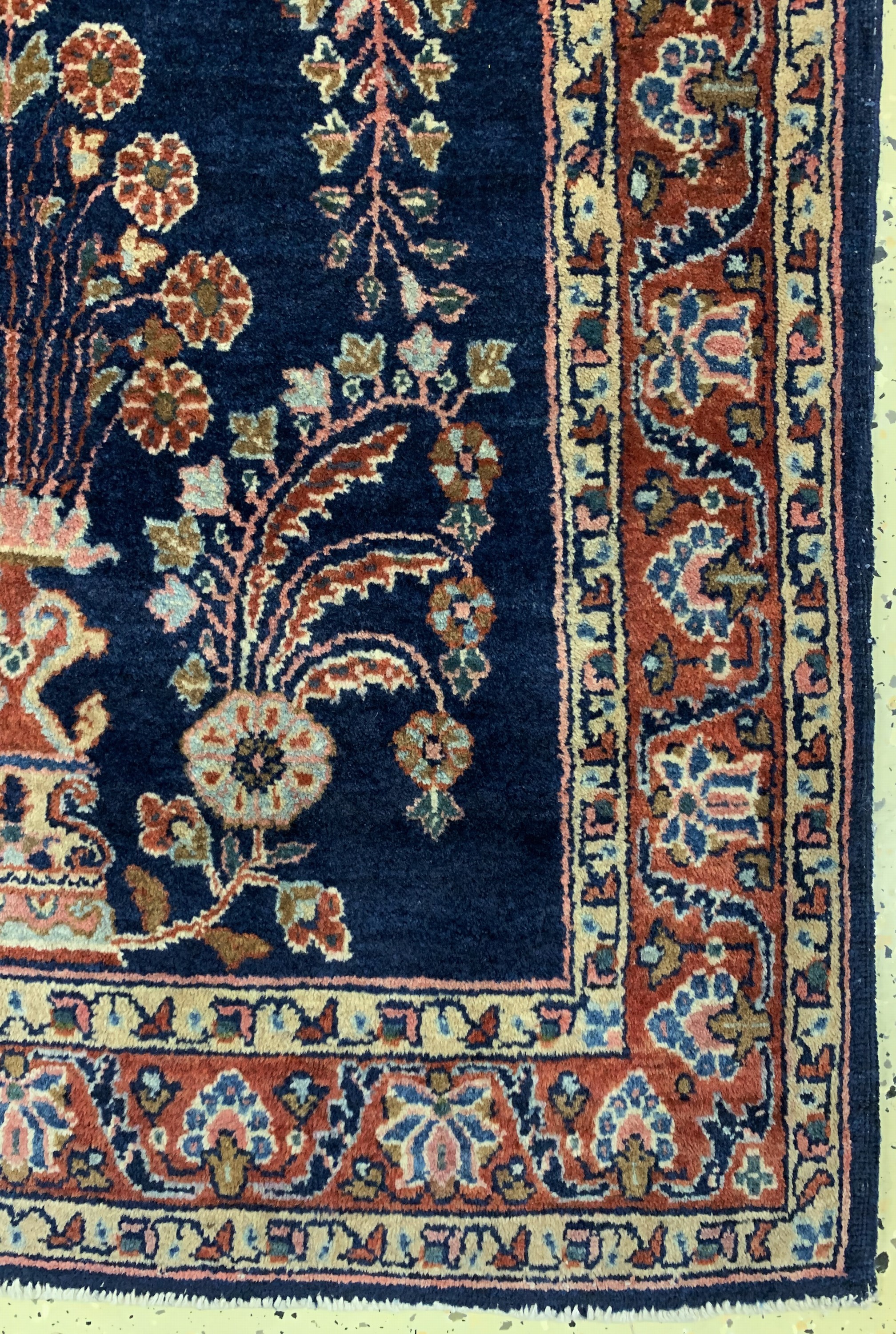 Detail a: Us Re-Import Sarogh antik, Persien, um 1910/1920, Wolle auf Baumwolle, ca. 155 x 84 cm, EHZ: 2