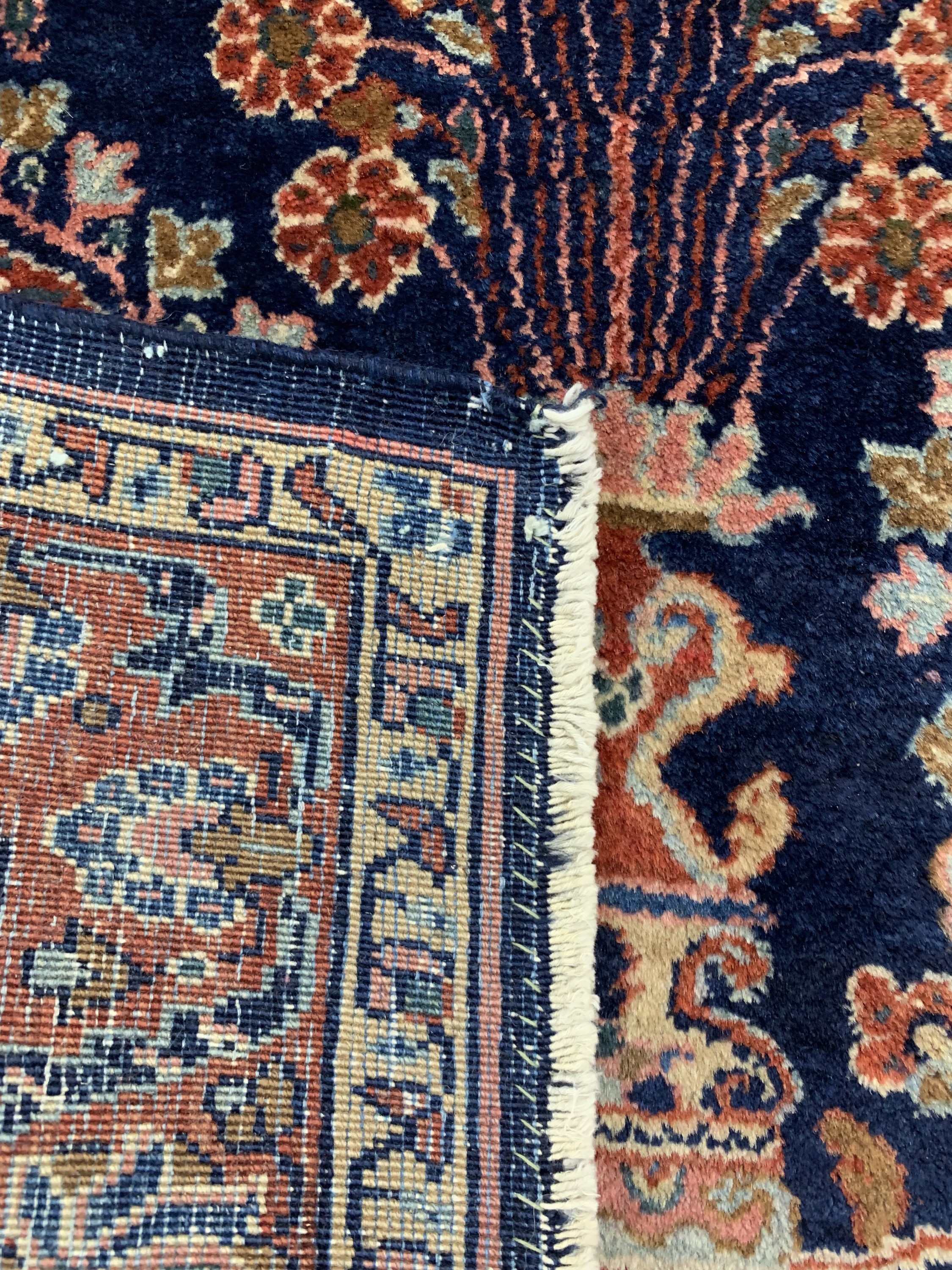 Detail g: Us Re-Import Sarogh antik, Persien, um 1910/1920, Wolle auf Baumwolle, ca. 155 x 84 cm, EHZ: 2