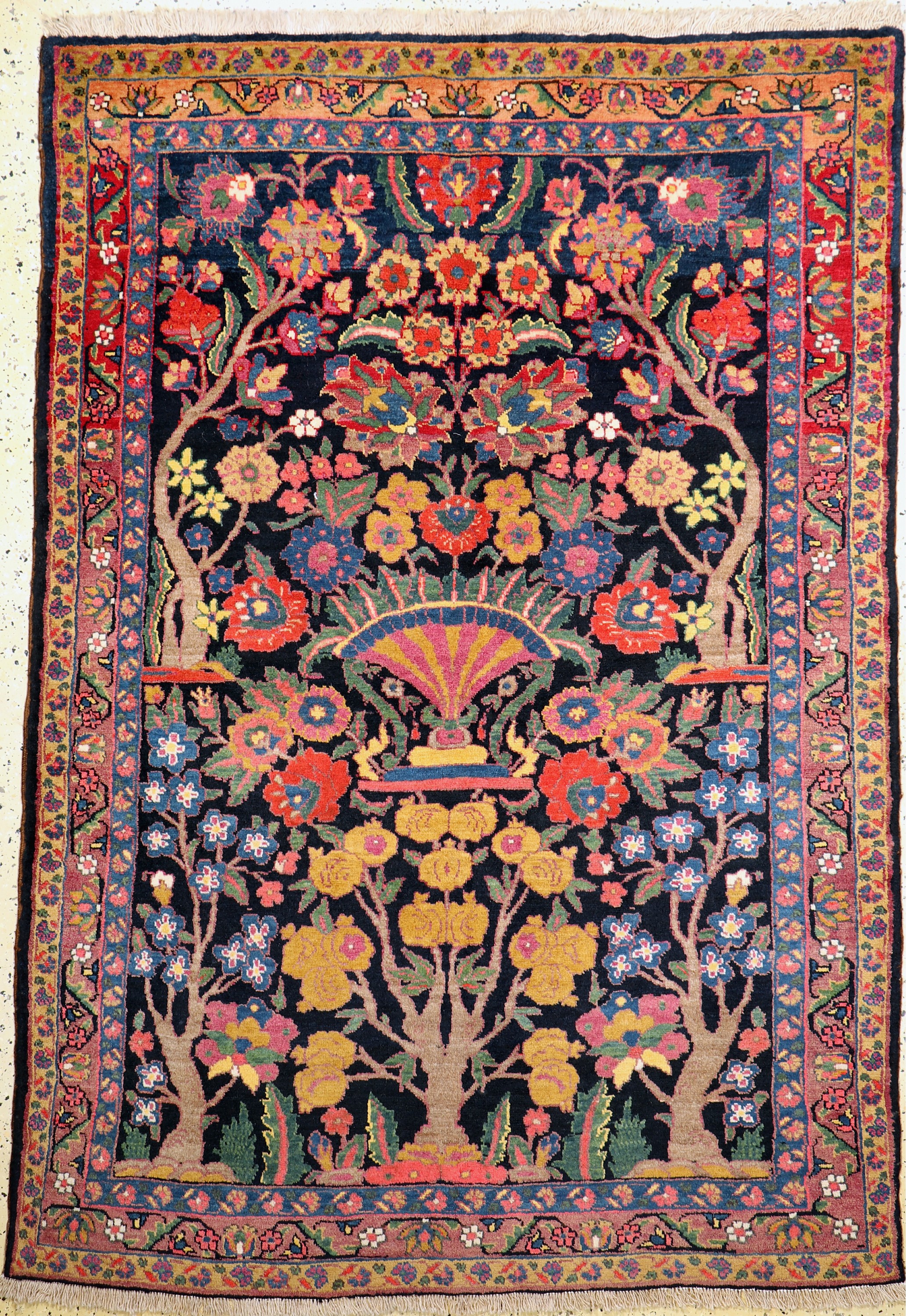 Bidjar antik, Persien, um 1900, Wolle auf Wolle, ca. 202 x 143 cm, EHZ: 2