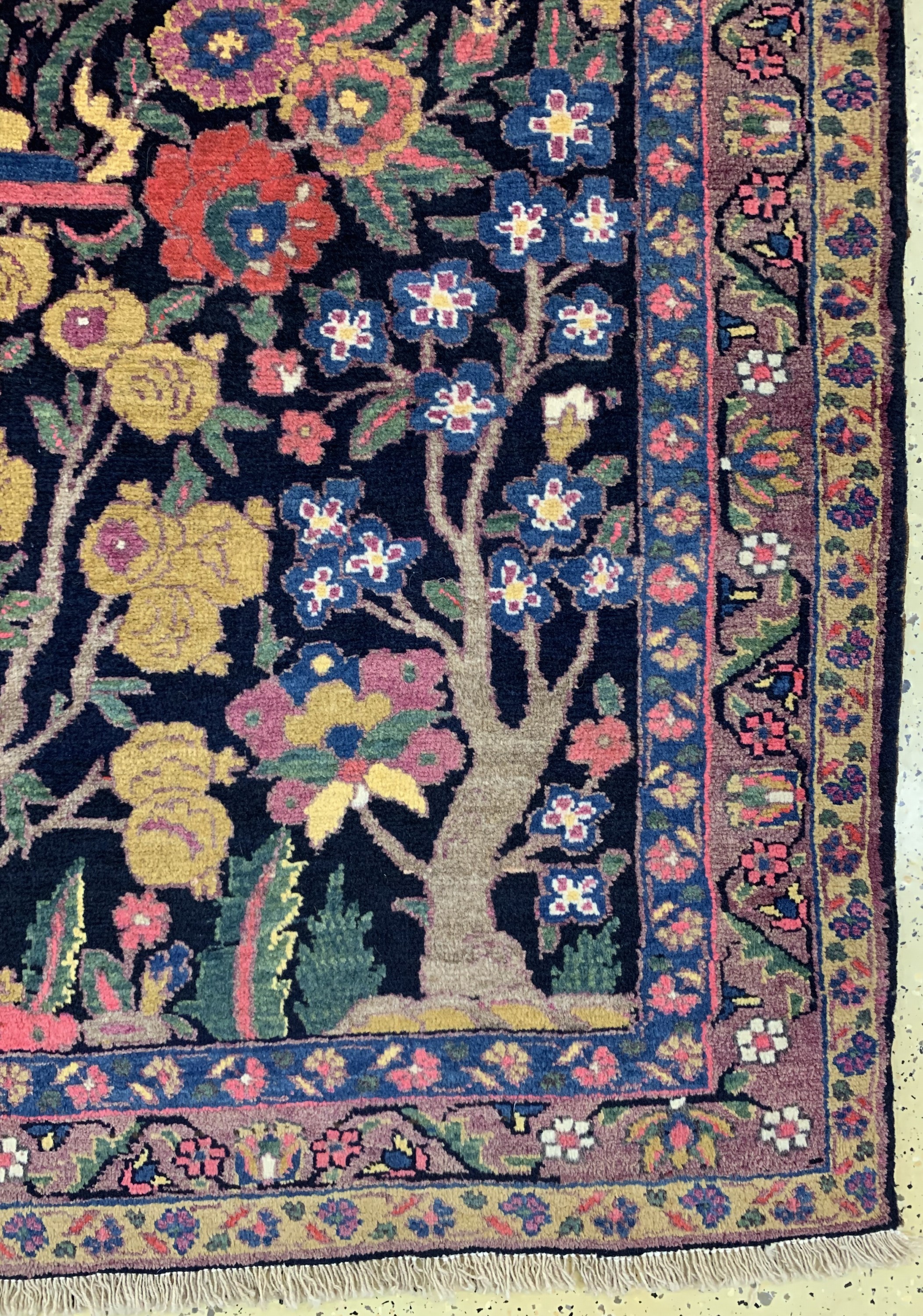 Detail a: Bidjar antik, Persien, um 1900, Wolle auf Wolle, ca. 202 x 143 cm, EHZ: 2