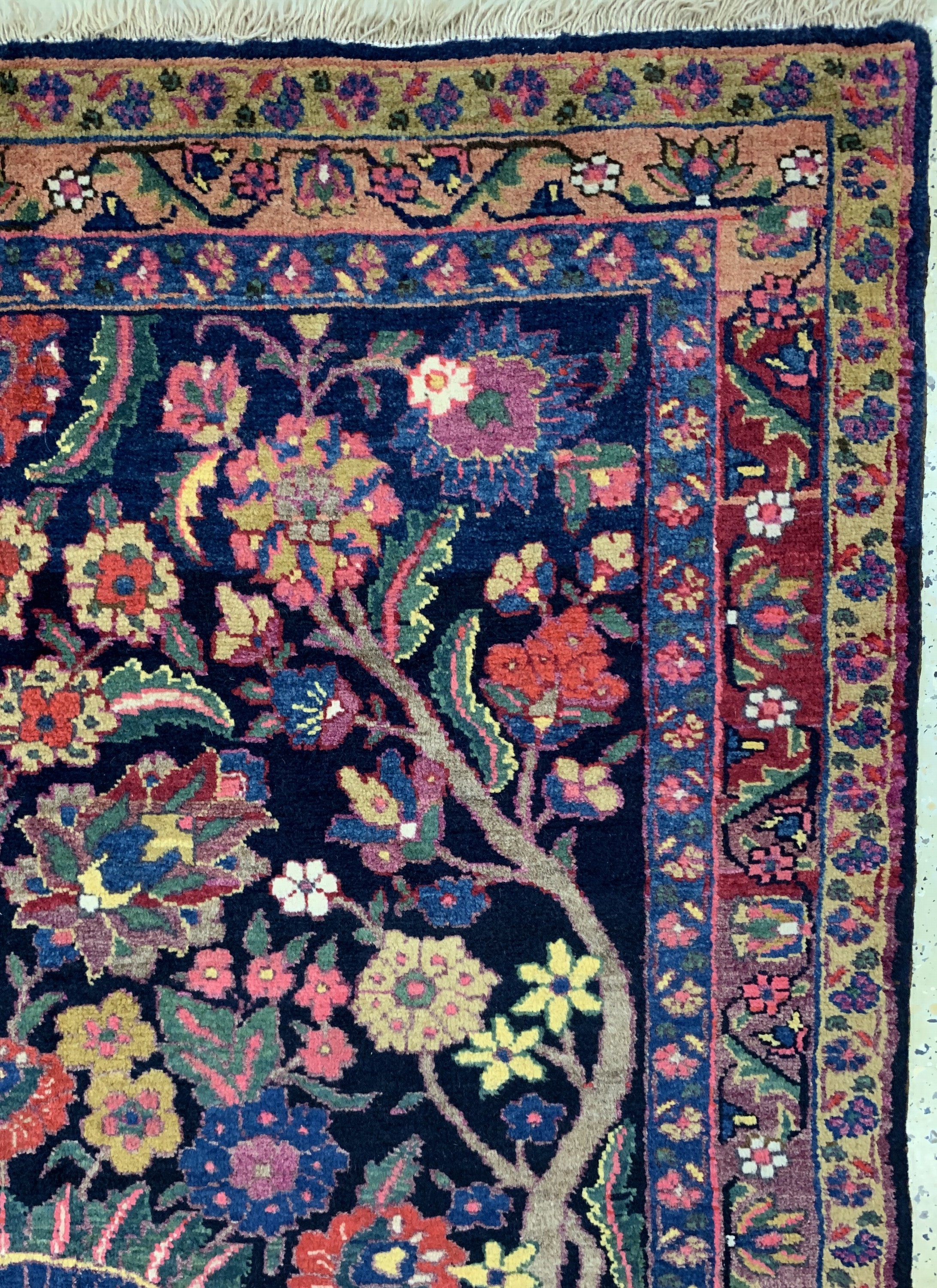 Detail e: Bidjar antik, Persien, um 1900, Wolle auf Wolle, ca. 202 x 143 cm, EHZ: 2