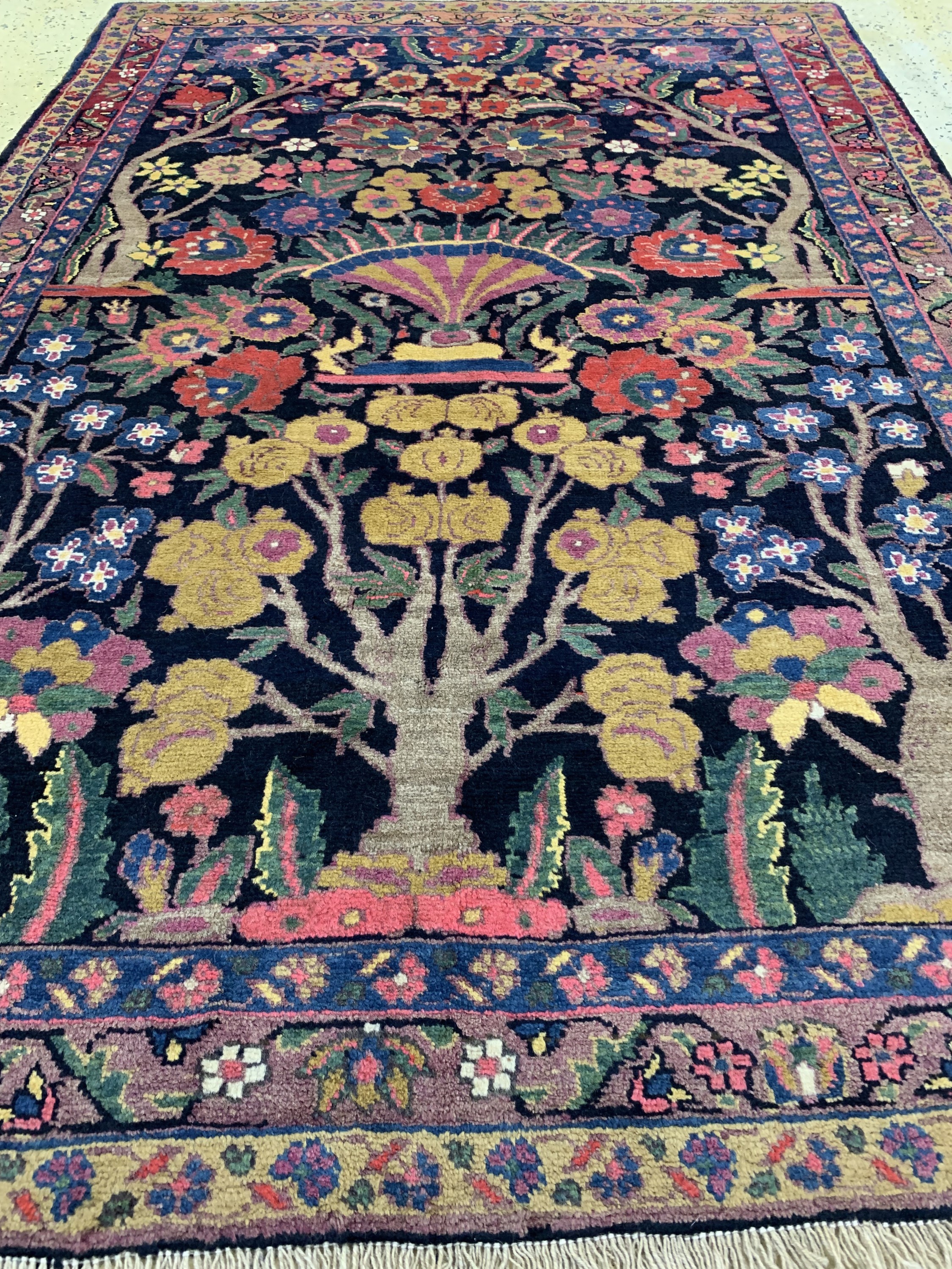 Detail f: Bidjar antik, Persien, um 1900, Wolle auf Wolle, ca. 202 x 143 cm, EHZ: 2