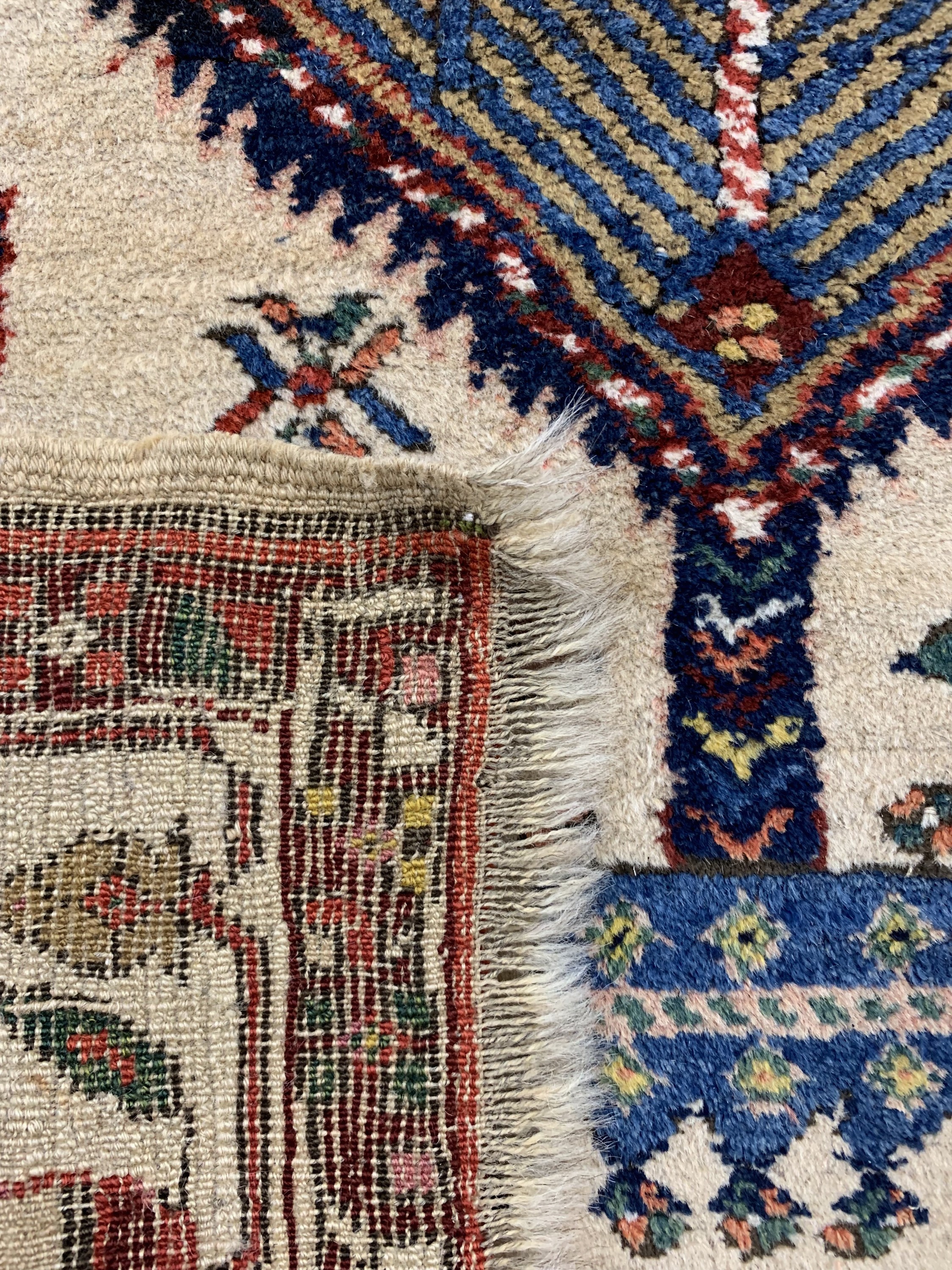 Detail g: Antiker Sarab, Persien, um 1900, Wolle auf Wolle, ca. 262 x 112 cm, gereinigt, EHZ: 2