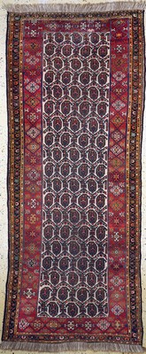 Image Antiker Bakhtiar, Persia, 19.Jhd, Wolle auf Wolle, approx. 290 x 125 cm, condition: 3. ...