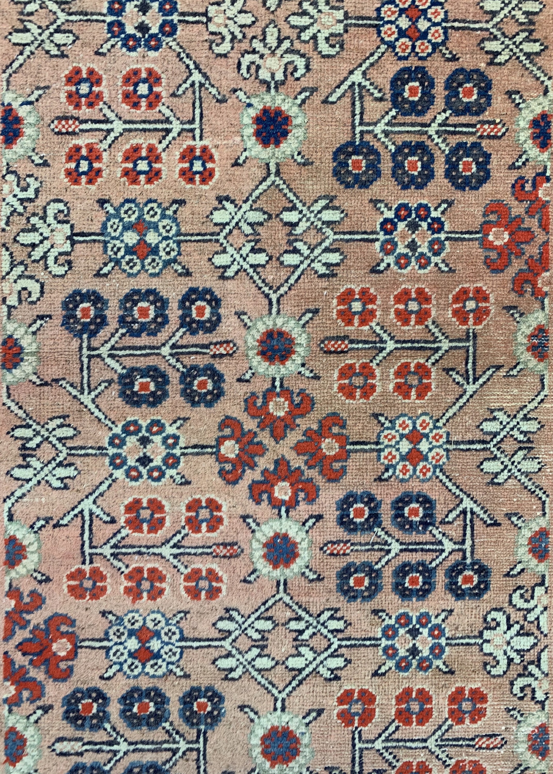 Detail c: Ning-Hsia antik, China, 19.Jhd, Wolle auf Baumwolle, ca. 225 x 118 cm, EHZ: 2-3