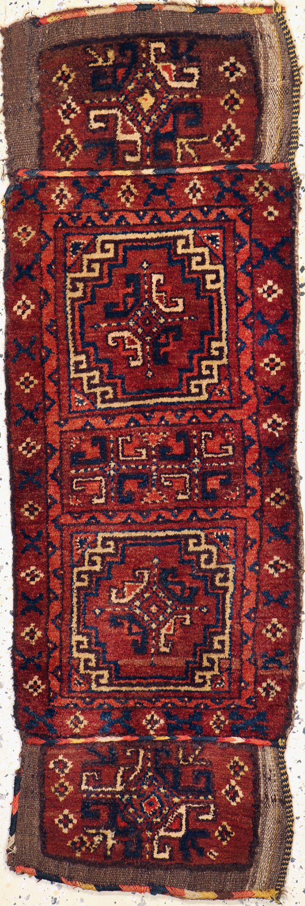 Karakalpak"Napramatsch", Kirgisistan, um 1900, Wolle auf Wolle, ca. 130 x 43 cm, EHZ: 2