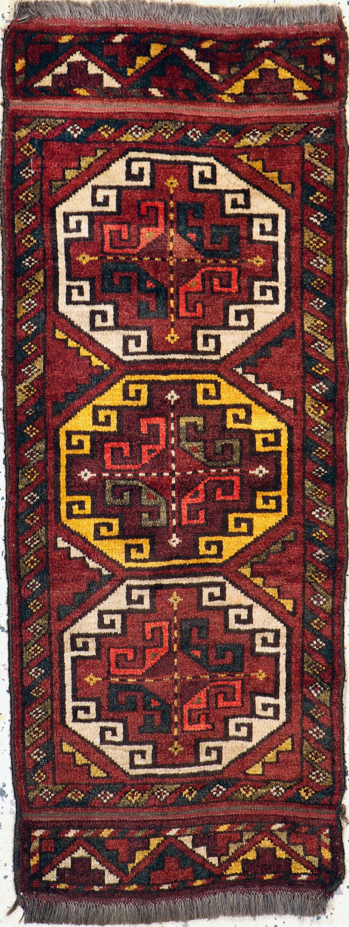 Karakalpak"Napramatsch", Kirgisistan, um 1900, Wolle auf Wolle, ca. 110 x 45 cm, EHZ: 2