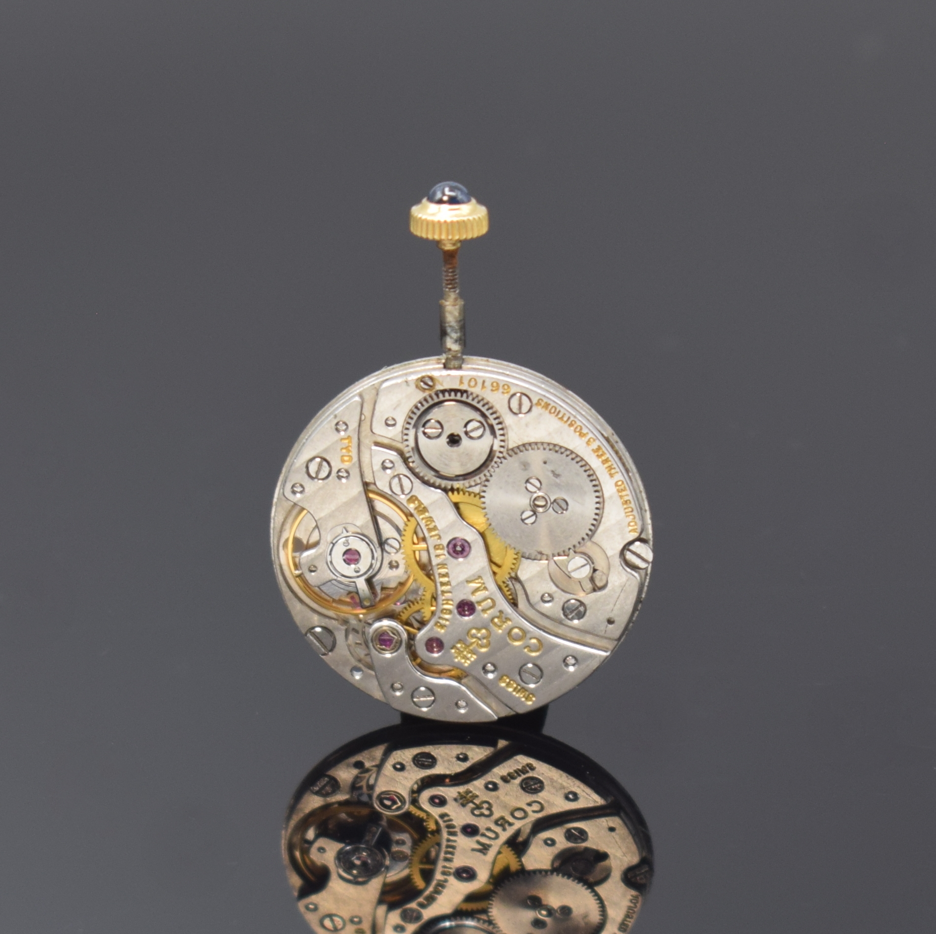 Detail d: CORUM Twenty Dollars 1892 Herrenarmbanduhr sog. Coinwatch, Schweiz um 1980, Handaufzug, in Form einer 20 US-Dollarmünze Golden Eagle, GG 750/000 ...