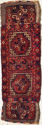 Image Karakalpak"Napramatsch", Kirgisistan, um 1900, Wolle auf Wolle, ca. 130 x 43 ...