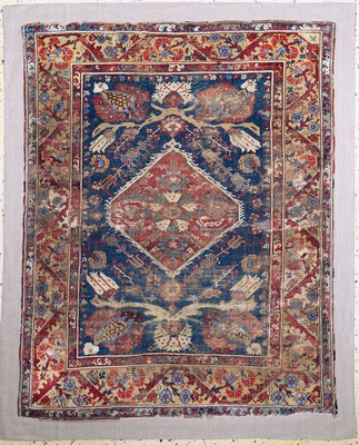 Image Antique Kula, Turkey, mid-19th century, wool on wool, approx. 163 x 130 cm, condition: 4, ...