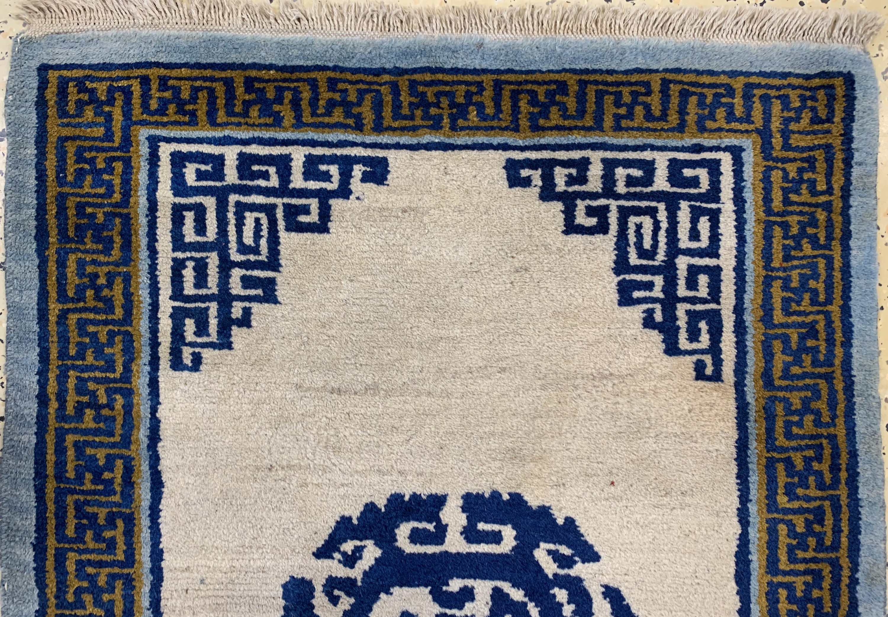 Detail a: Antiker Peking, China, um 1900, Wolle auf Baumwolle, ca. 90 x 62 cm, EHZ: 2