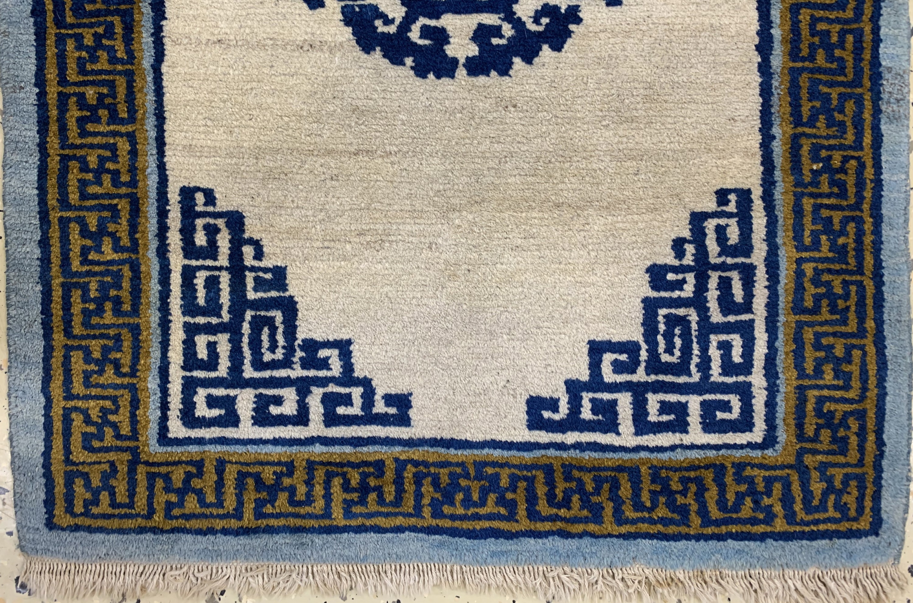 Detail c: Antiker Peking, China, um 1900, Wolle auf Baumwolle, ca. 90 x 62 cm, EHZ: 2