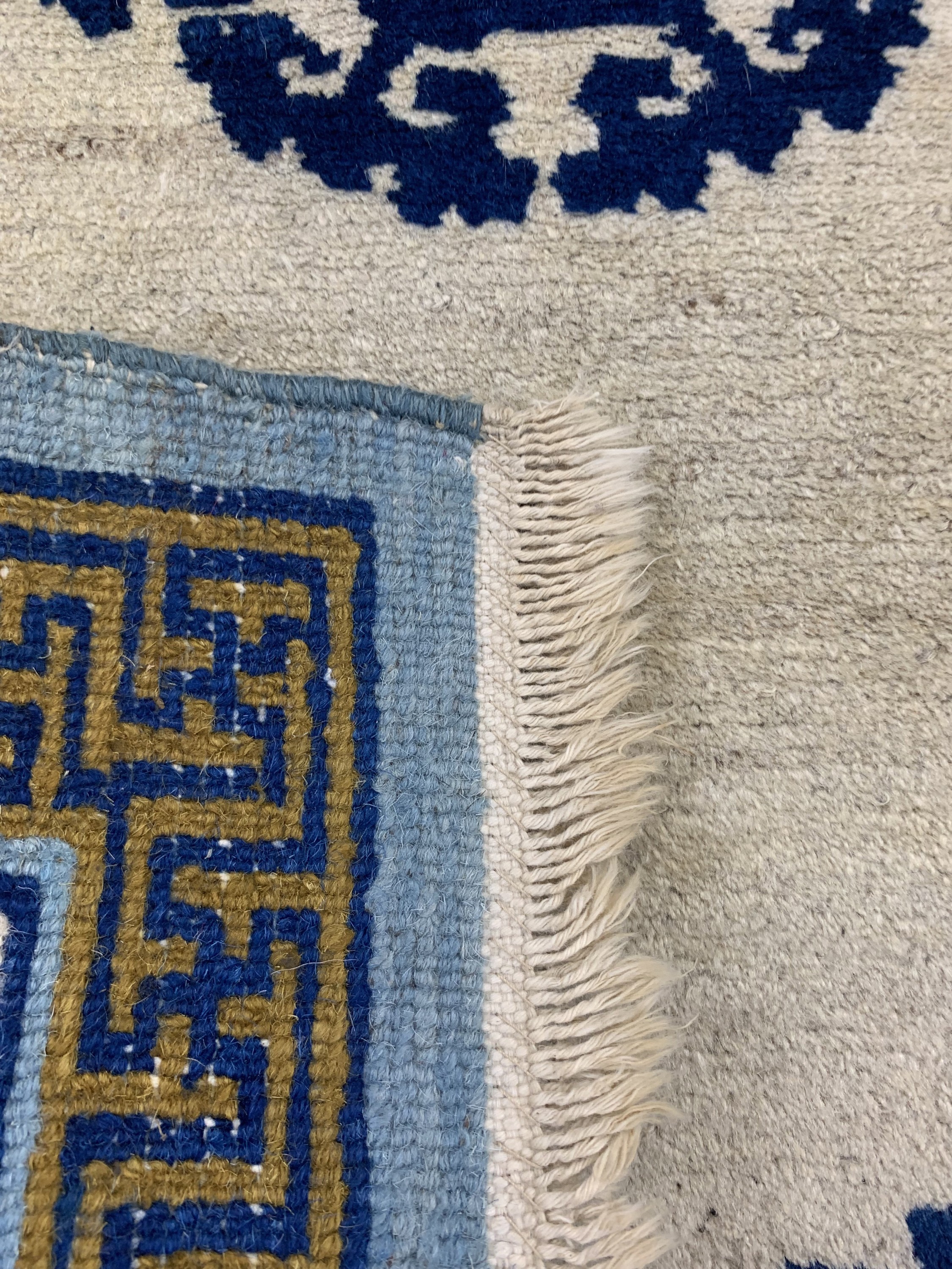 Detail e: Antiker Peking, China, um 1900, Wolle auf Baumwolle, ca. 90 x 62 cm, EHZ: 2