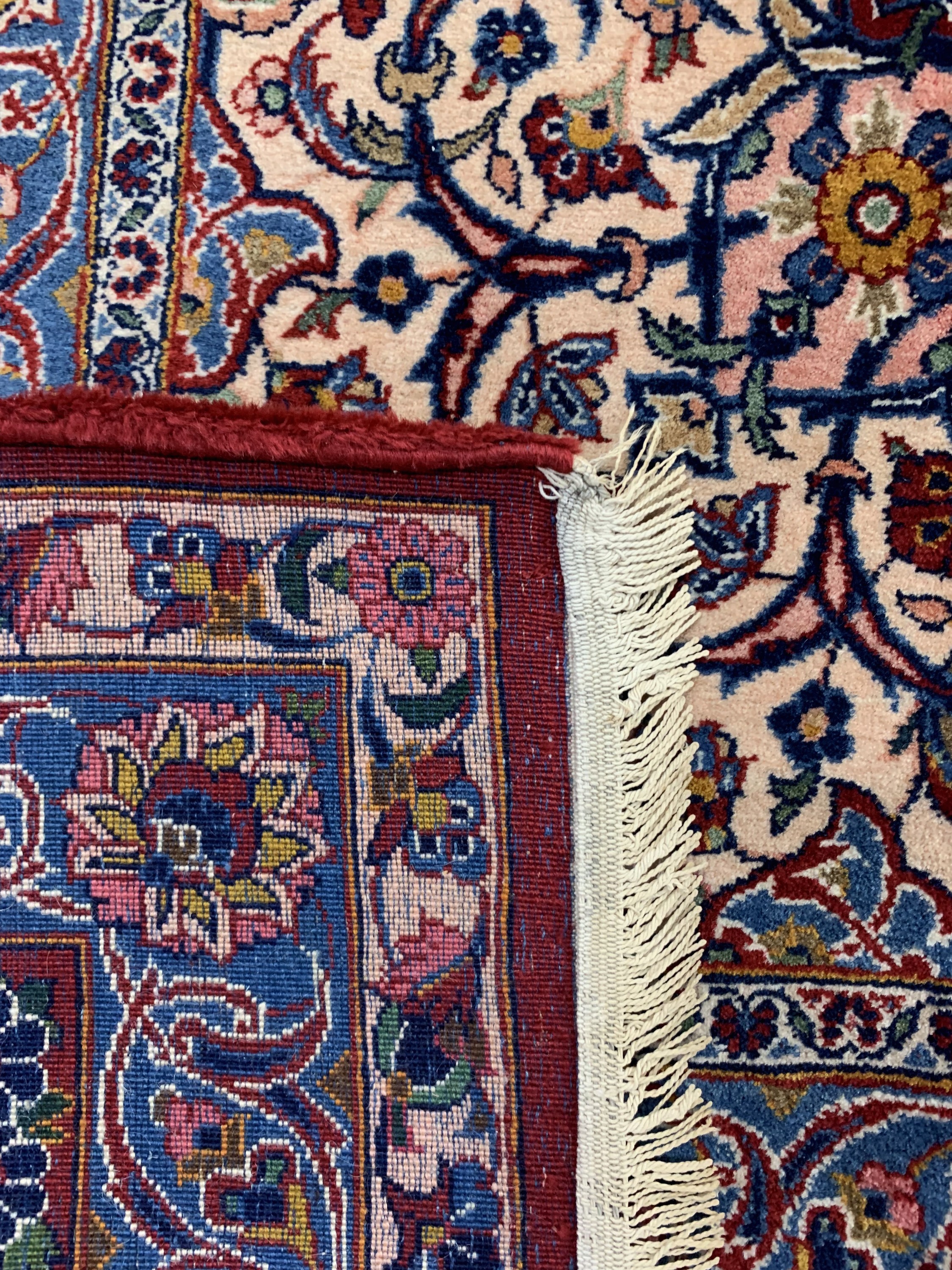 Detail h: Keschan fein alt, Persien, Anfang 20.Jhd, Korkwolle auf Baumwolle, ca. 430 x 323 cm, EHZ: 2