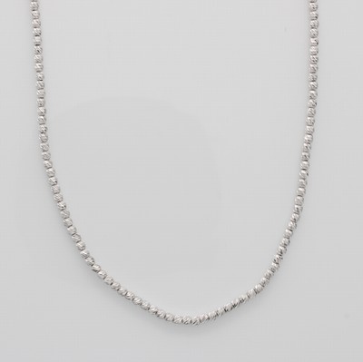 Image Collier, WG 585/000, diamantierte Kugeln, Karabinerschl., L. ca. 45 cm