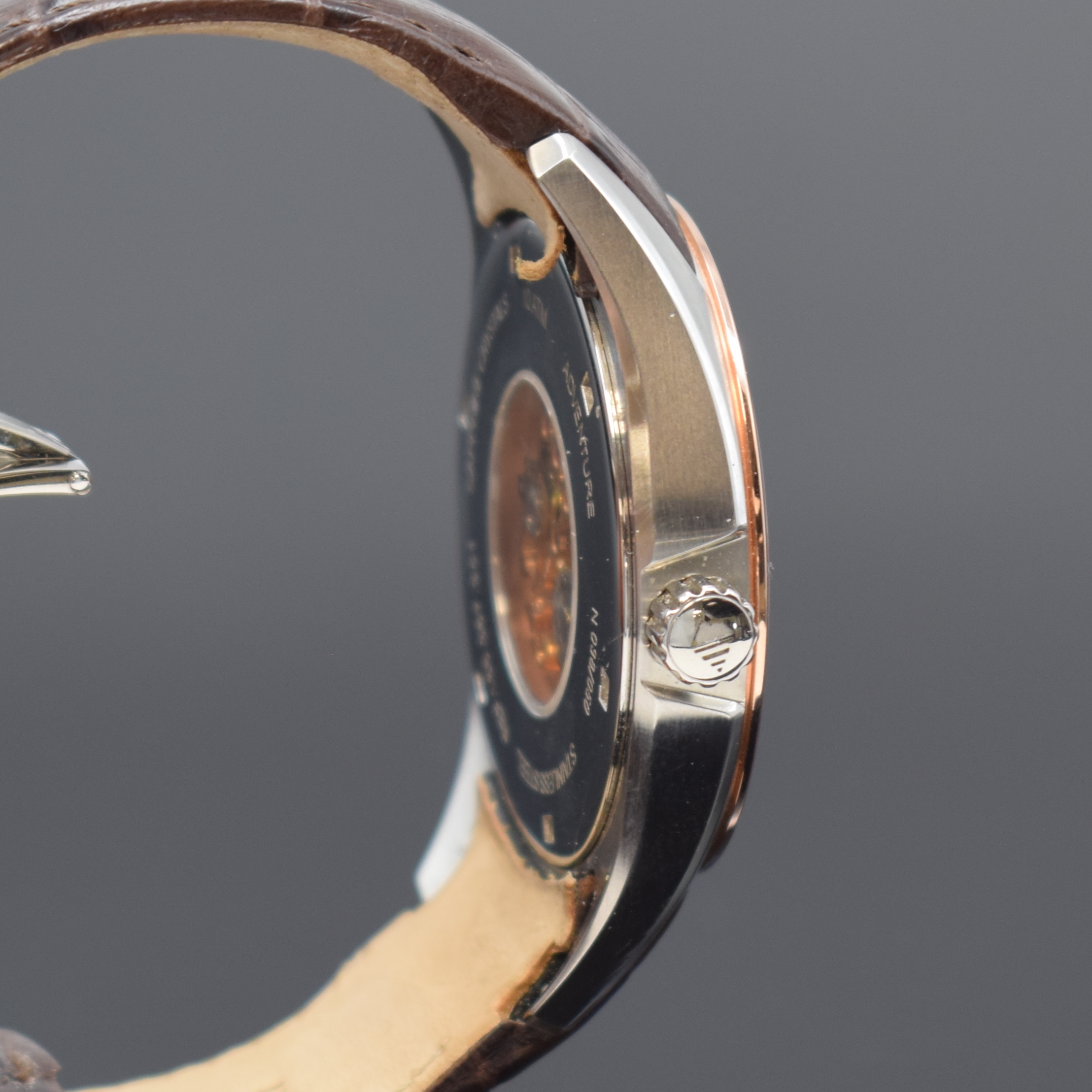 Detail c: MAREMONTI Adventure auf 50 Stück limitierte und skelettierte Herrenarmbanduhr in Stahl Referenz 166.367.351, Schweiz um 2020, Handaufzug, beids. ...