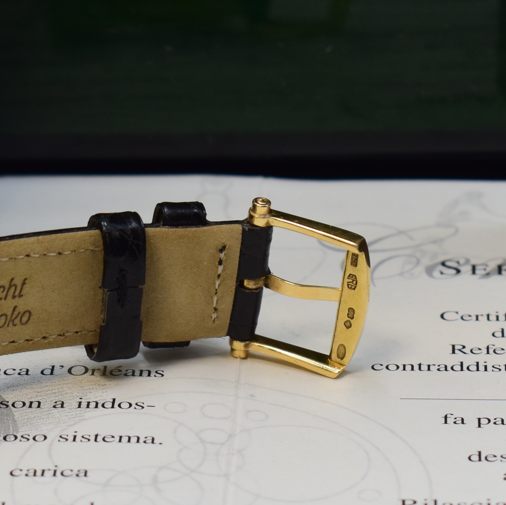 Detail b: BREGUET feine und extrem seltene, auf 50 Stücklimitierte Herrenarmbanduhr in GG 750/000 Referenz 3840 "Jubilä", Automatik, in Kleinserie ...