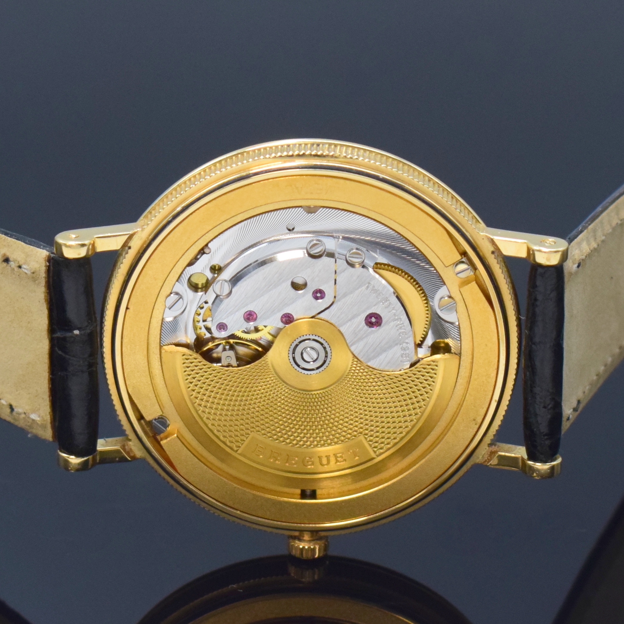 Detail h: BREGUET feine und extrem seltene, auf 50 Stücklimitierte Herrenarmbanduhr in GG 750/000 Referenz 3840 "Jubilä", Automatik, in Kleinserie ...