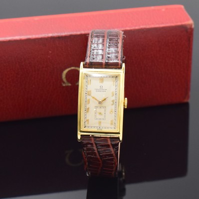 Image OMEGA 14k yellow gold gents wristwatch, manual winding, Switzerland for the German market ...