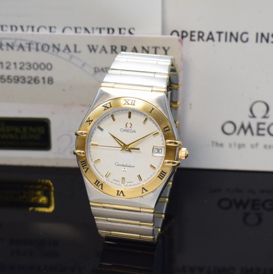 Image OMEGA Armbanduhr Constellation Referenz 12123000, Edelstahl/Gold kombiniert inkl. ...