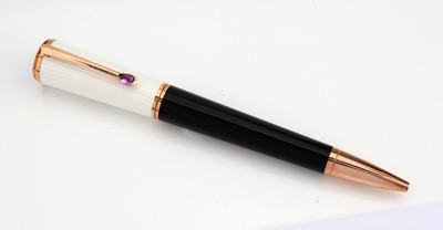 Image MONTBLANC Kugelschreiber, Ingrid Bergmann, La Donna Edition, Korpus schwarzes Edelharz, ...