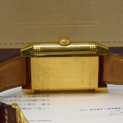 26830075f - Jaeger-LeCoultre Reverso Grande Date in GG 750/000 Referenz 240.1.15, Handaufzug, um 180 ...