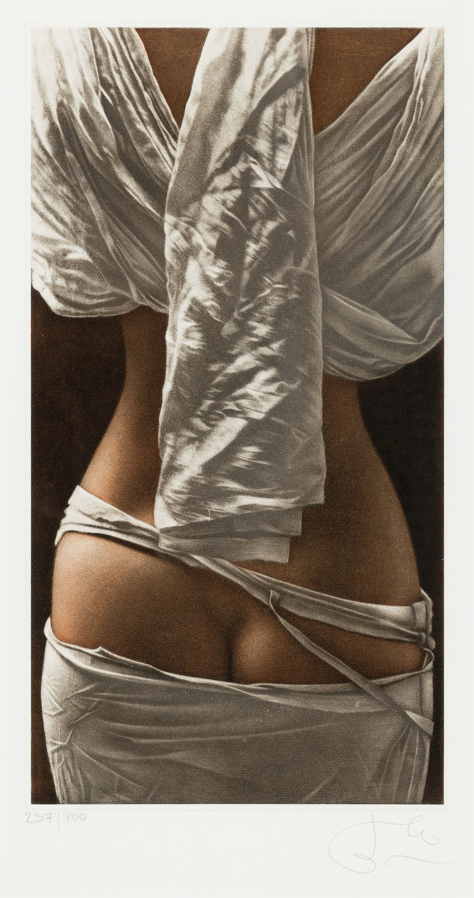 Willi Kissmer, 1951-2018, Radierung, sign., num. 237/900, unter Glas gerahmt, gesamt ca. 57x39 cm