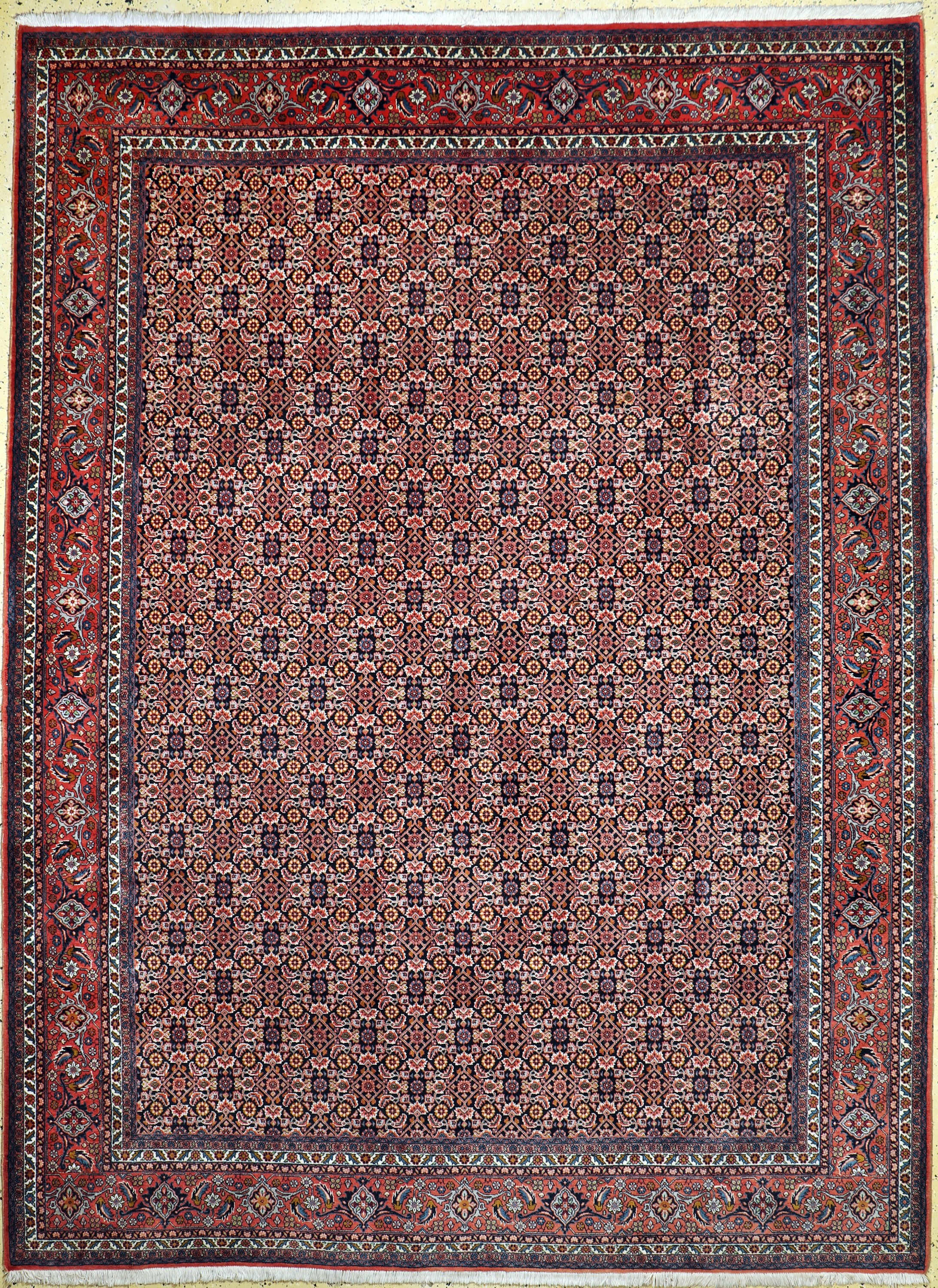 Bidjar Kork fein, Persien, Ende 20.Jhd, Korkwolle auf Baumwolle, ca. 338 x 250 cm, EHZ: 2