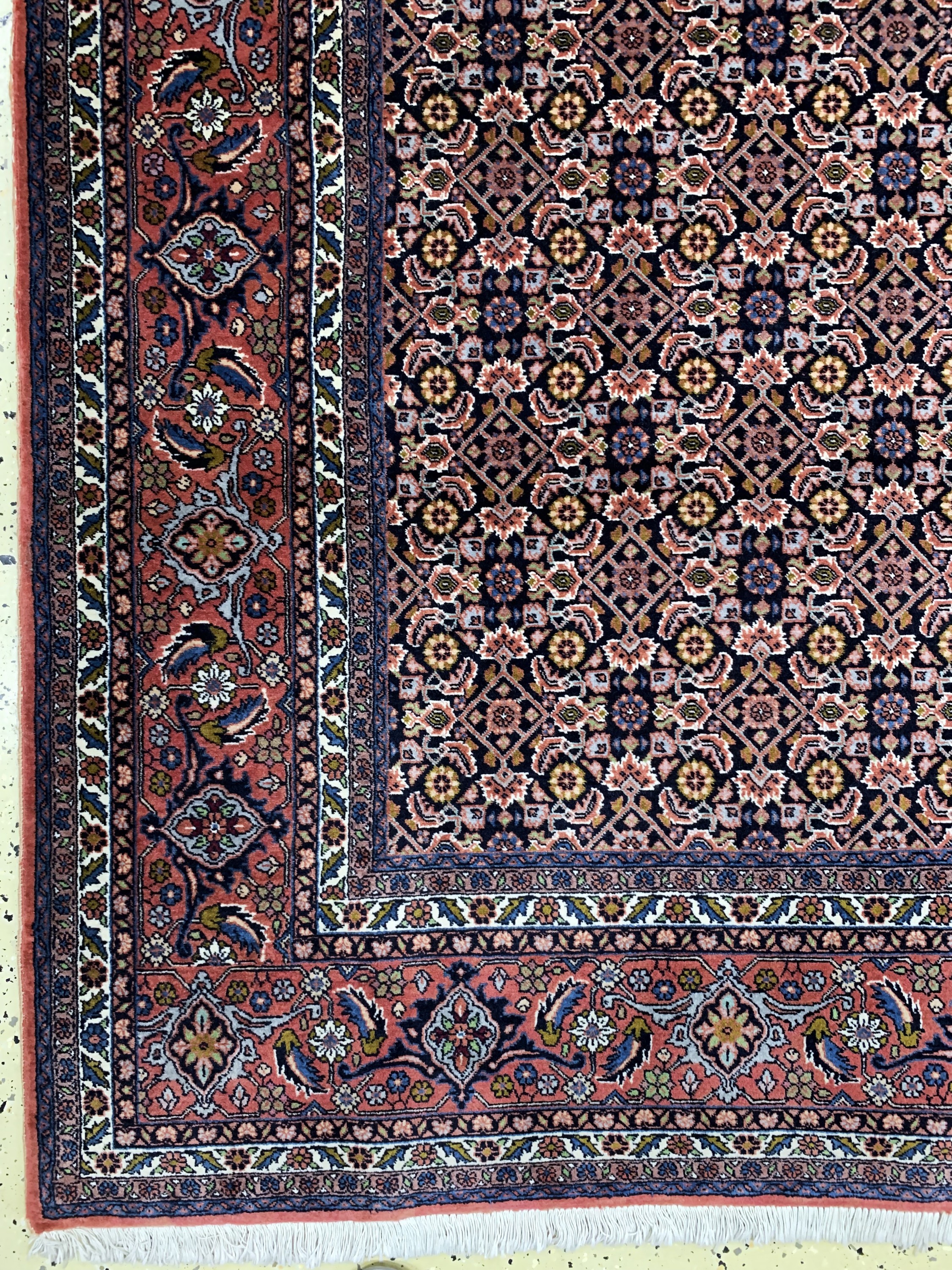 Detail b: Bidjar Kork fein, Persien, Ende 20.Jhd, Korkwolle auf Baumwolle, ca. 338 x 250 cm, EHZ: 2