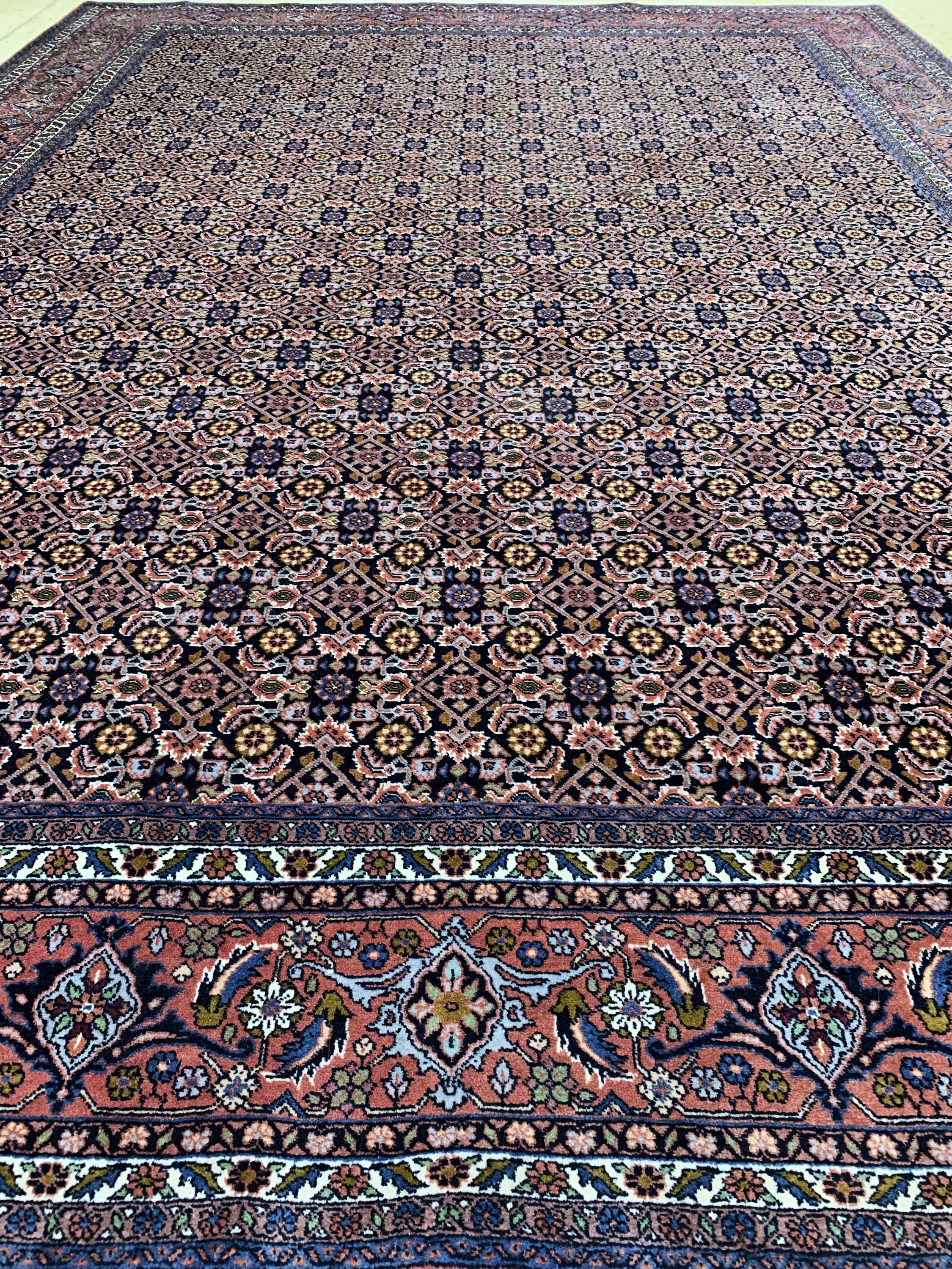 Detail f: Bidjar Kork fein, Persien, Ende 20.Jhd, Korkwolle auf Baumwolle, ca. 338 x 250 cm, EHZ: 2