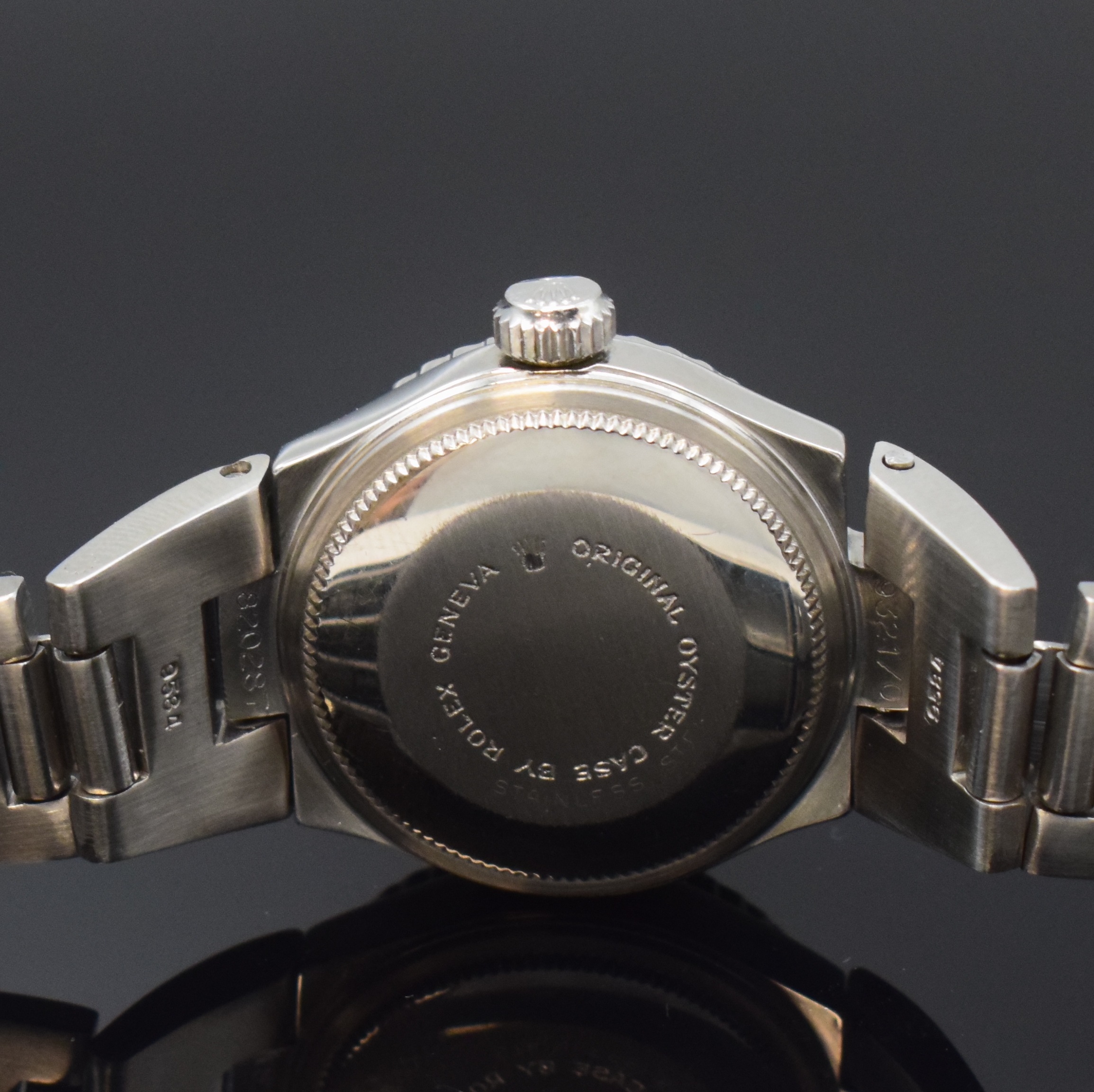 Detail e: TUDOR Damenarmbanduhr Princess Oysterdate Referenz 9321/0, Schweiz um 1980, Automatik, im orig. Rolex-Gehäuse inkl. Gliederband m. Rolex/Tudor ...