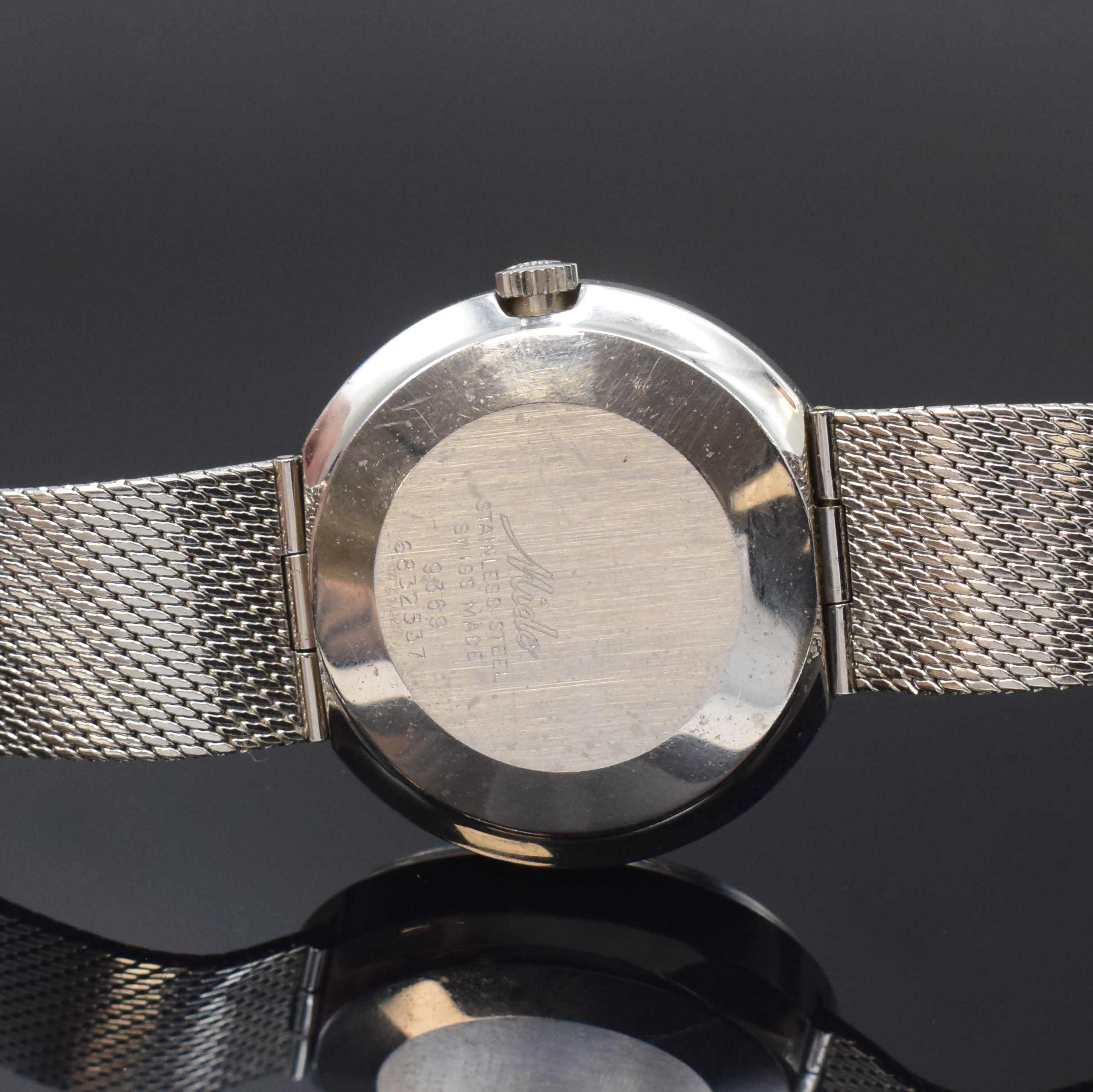 Detail d: MIDO Herrenarmbanduhr Ocean Star Datoday Chronometer Referenz 9369, Schweiz um 1970, Automatik, Edelstahl-Einschalengeh. inkl. orig. Stahlband, get. ...