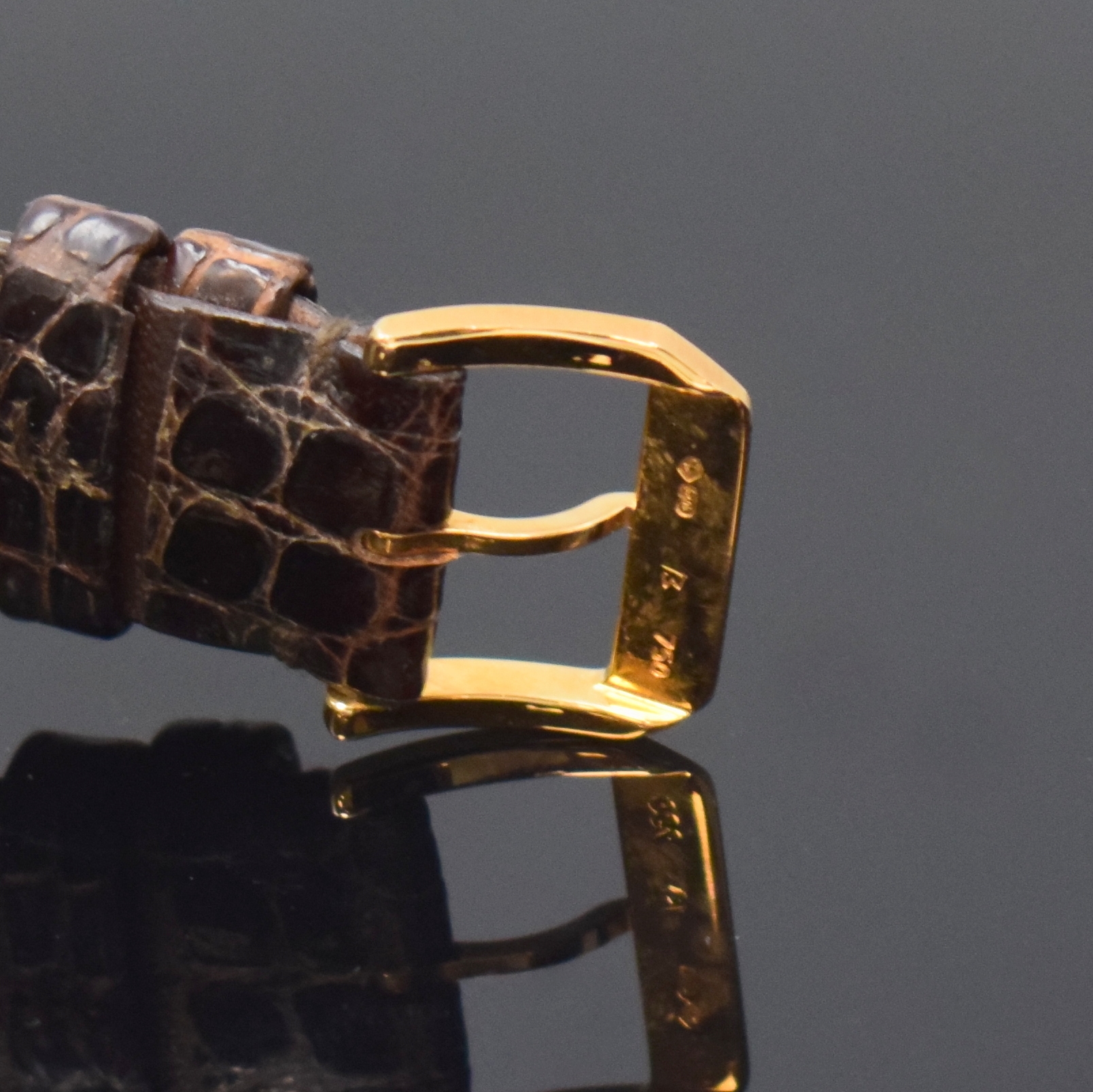 Detail c: IWC seltene Herrenarmbanduhr sogenannte "kleine Portugieser" in RG 750/000 Referenz 3531, Schweiz um 1995, Automatik, 3-teil. Geh. beids. ...