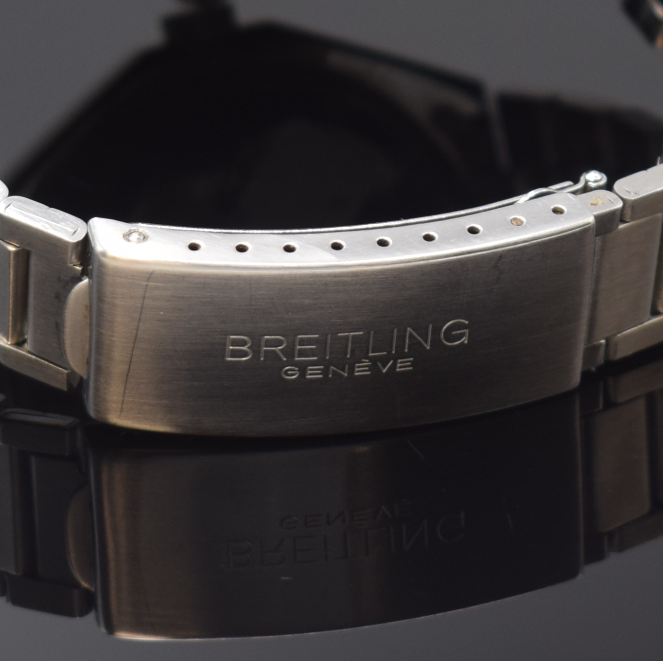 Detail b: BREITLING seltener Armbandchronograph Chrono- Matic Co-Pilot Referenz 1806, Automatik, Schweiz um 1970, grosses Edelstahlgeh. inkl. orig. Gliederband ...