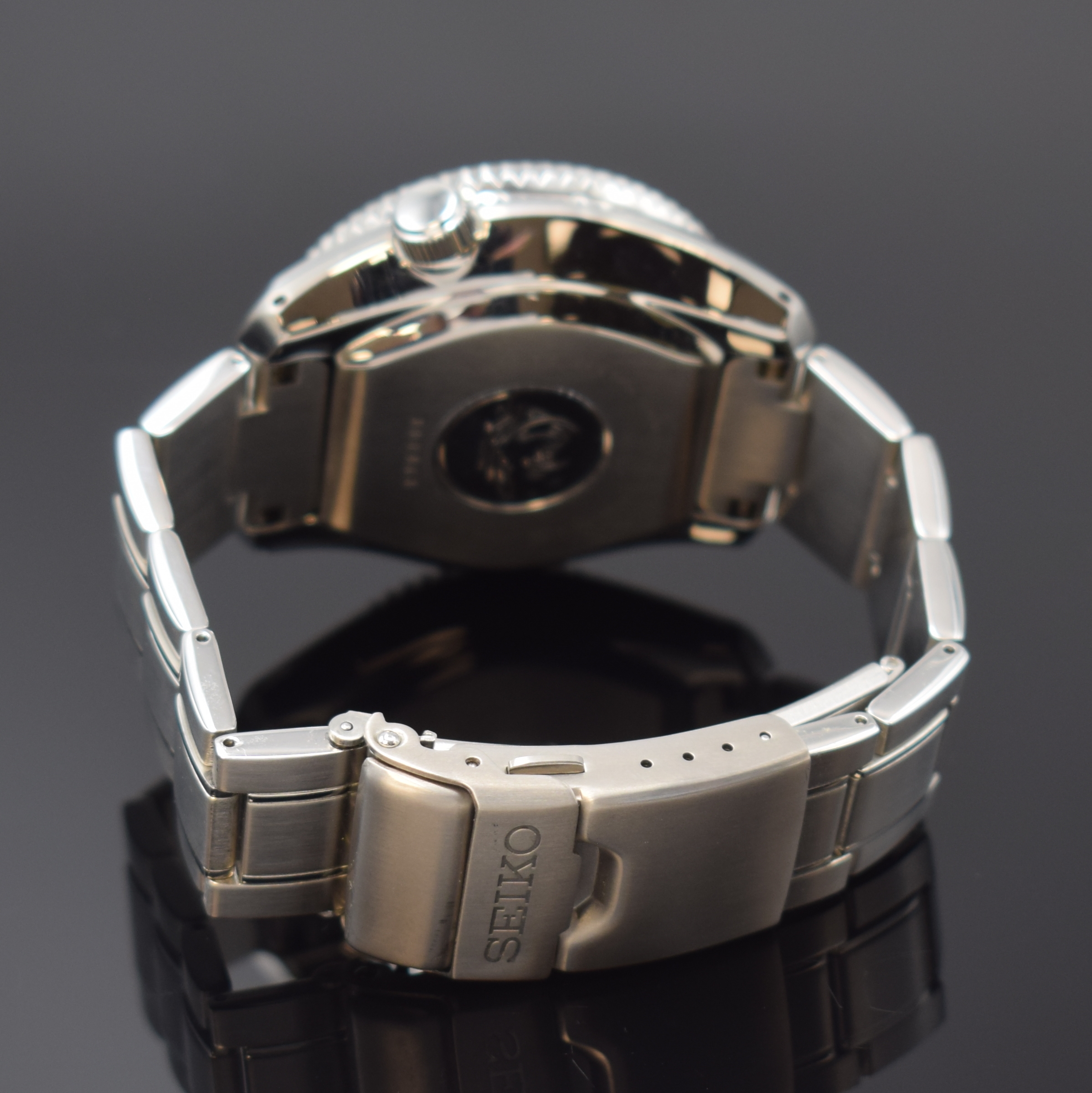 Detail b: SEIKO Taucheruhr Marinemaster Referenz SBDX001 / 8L35-0010, Automatik, Japan um 2010, massives Edelstahlgeh. inkl. orig. Gliederband m. ...
