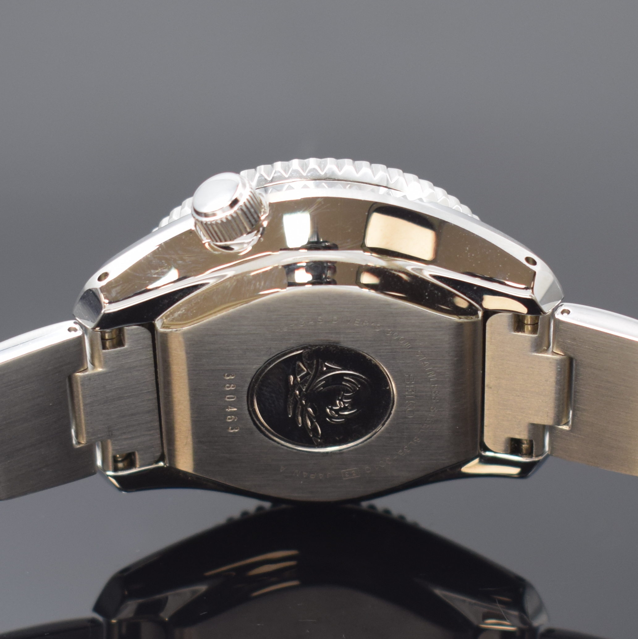 Detail d: SEIKO Taucheruhr Marinemaster Referenz SBDX001 / 8L35-0010, Automatik, Japan um 2010, massives Edelstahlgeh. inkl. orig. Gliederband m. ...