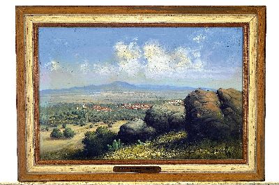 26830761k - Marco Antonio Zepeda, 1938-2002 Mexiko, Weite Landschaft, rückseitig betitelt ...