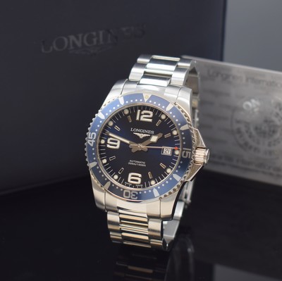 Image LONGINES Herrenarmbanduhr Hydro Conquest Referenz L3.642.4, Automatik, Edelstahlgeh. ...