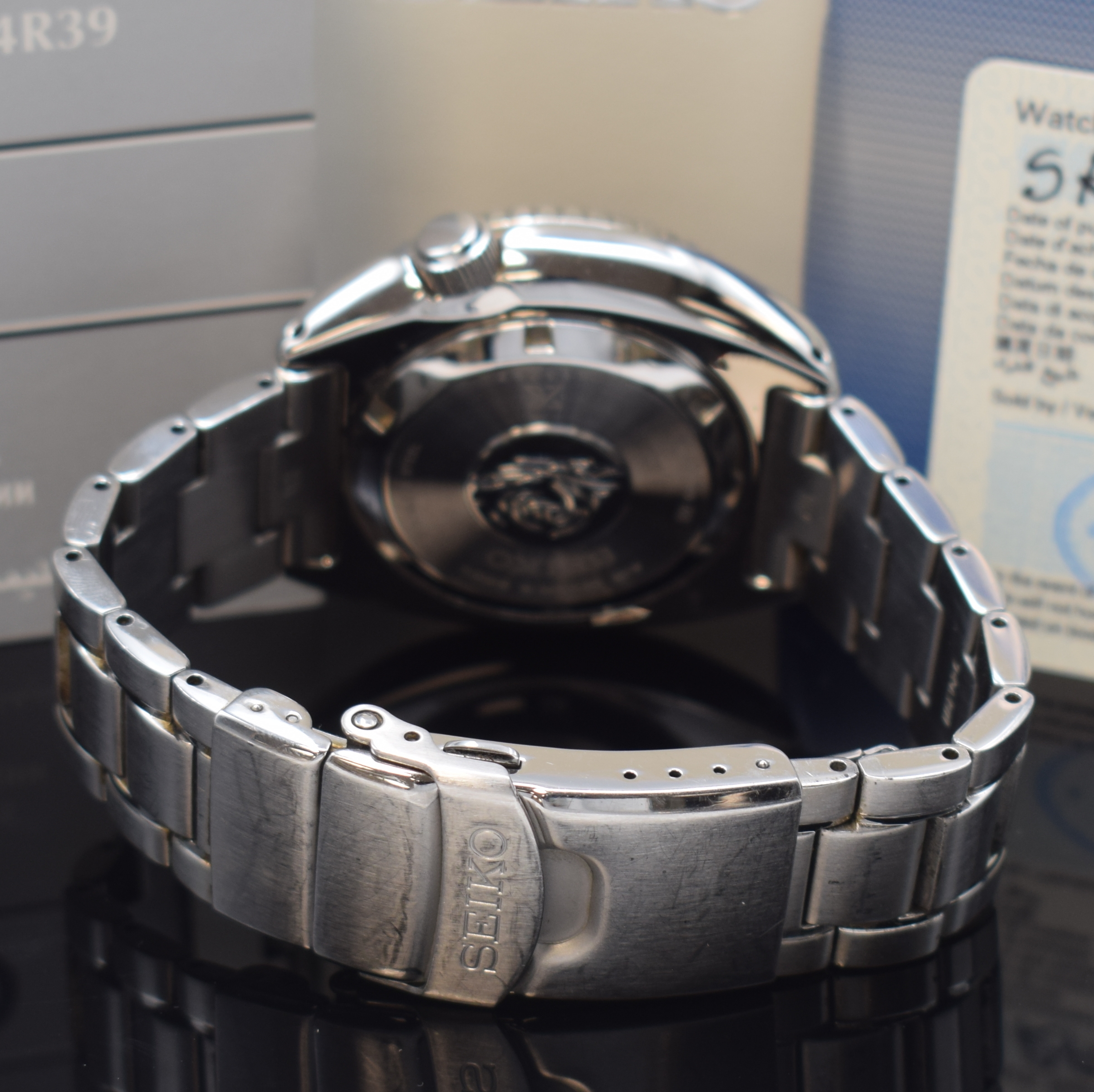 Detail b: SEIKO Prospex Taucherarmbanduhr Referenz SRP773K1, Automatik, Edelstahlgeh. inkl. Gliederband m. Faltschl., Boden und Krone verschr., ab Herst. ...