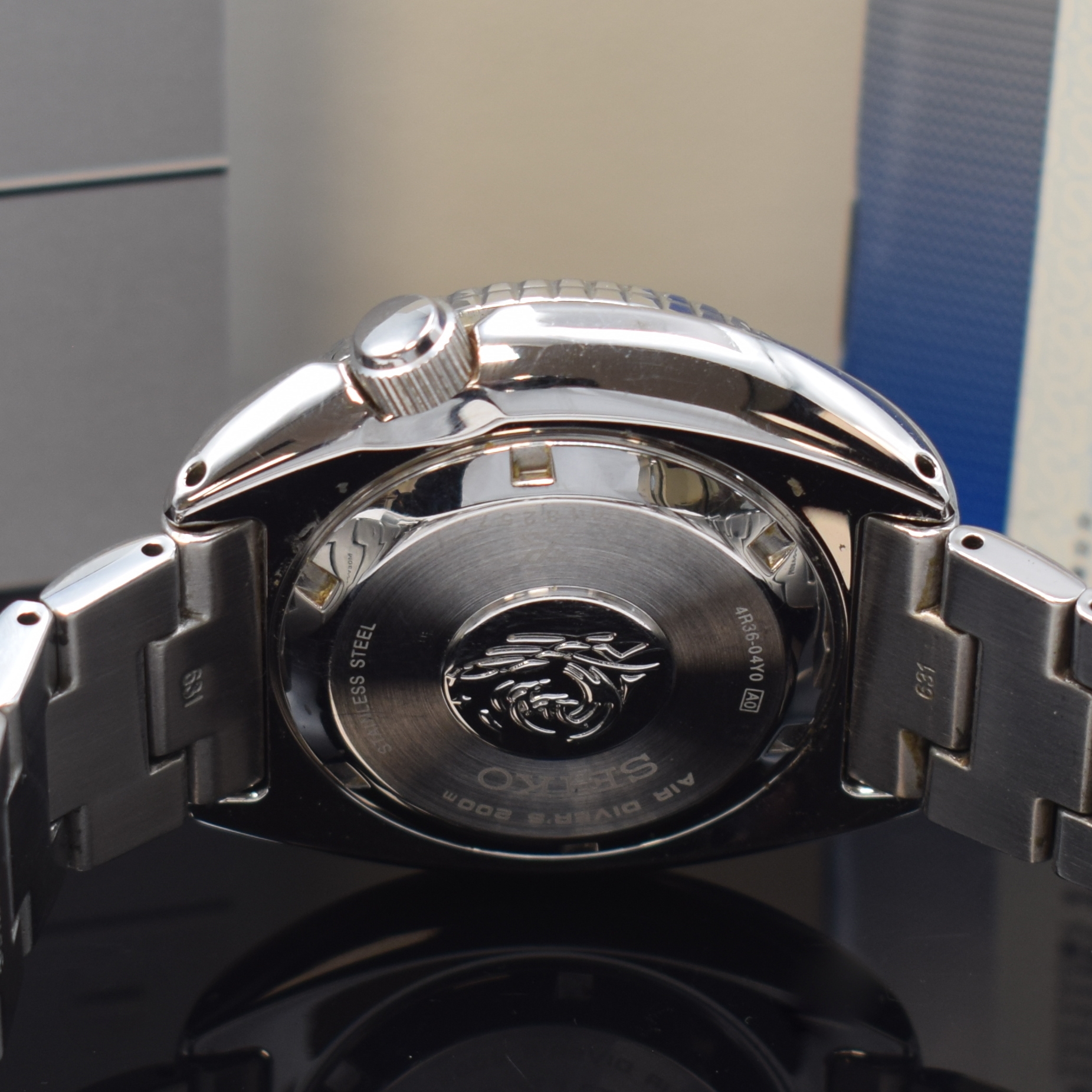 Detail d: SEIKO Prospex Taucherarmbanduhr Referenz SRP773K1, Automatik, Edelstahlgeh. inkl. Gliederband m. Faltschl., Boden und Krone verschr., ab Herst. ...