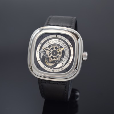 Image SEVENFRIDAY Industrial Series ausgefallene Armbanduhr, Automatik, USA um 2013, massives ...