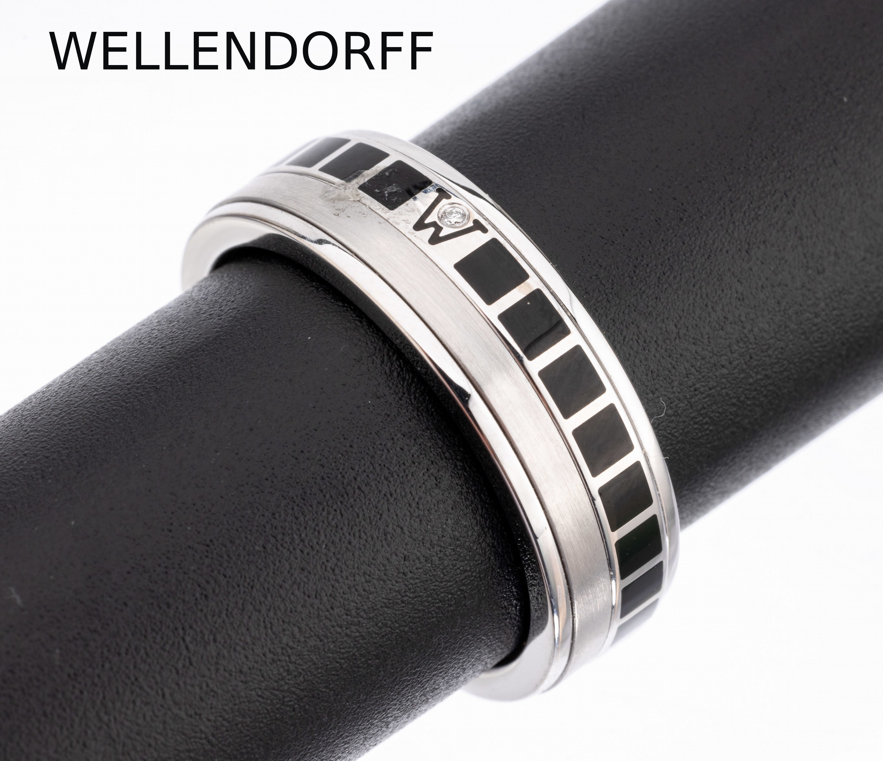 18 kt Gold WELLENDORFF Herrenring 4-752, Jubiläumsring 2024, WG/RG 750/000, limit. auf 131 Stück, anläßlich des 131-jährigen Firmenjubiläums, ...