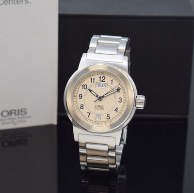 Image ORIS Big Crown BC3 Herrenarmbanduhr Referenz 7500, Schweiz um 2000, Automatik, beids. ...