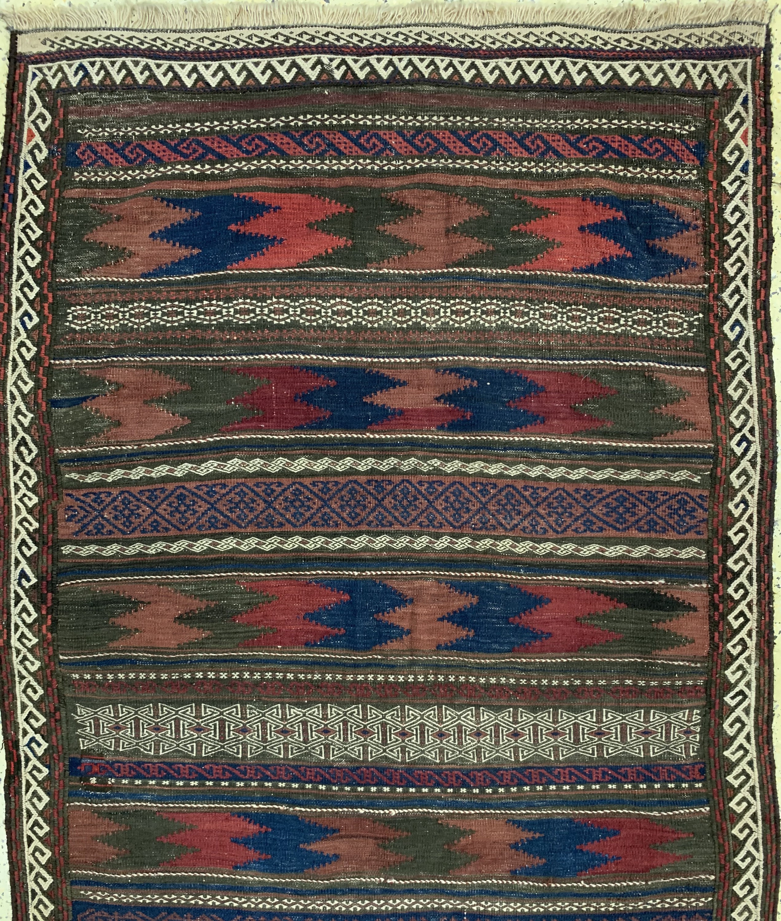 Detail a: Belutsch Sumakh antik, Persien, um 1900, Wolle auf Wolle, ca. 234 x 108 cm, EHZ: 2