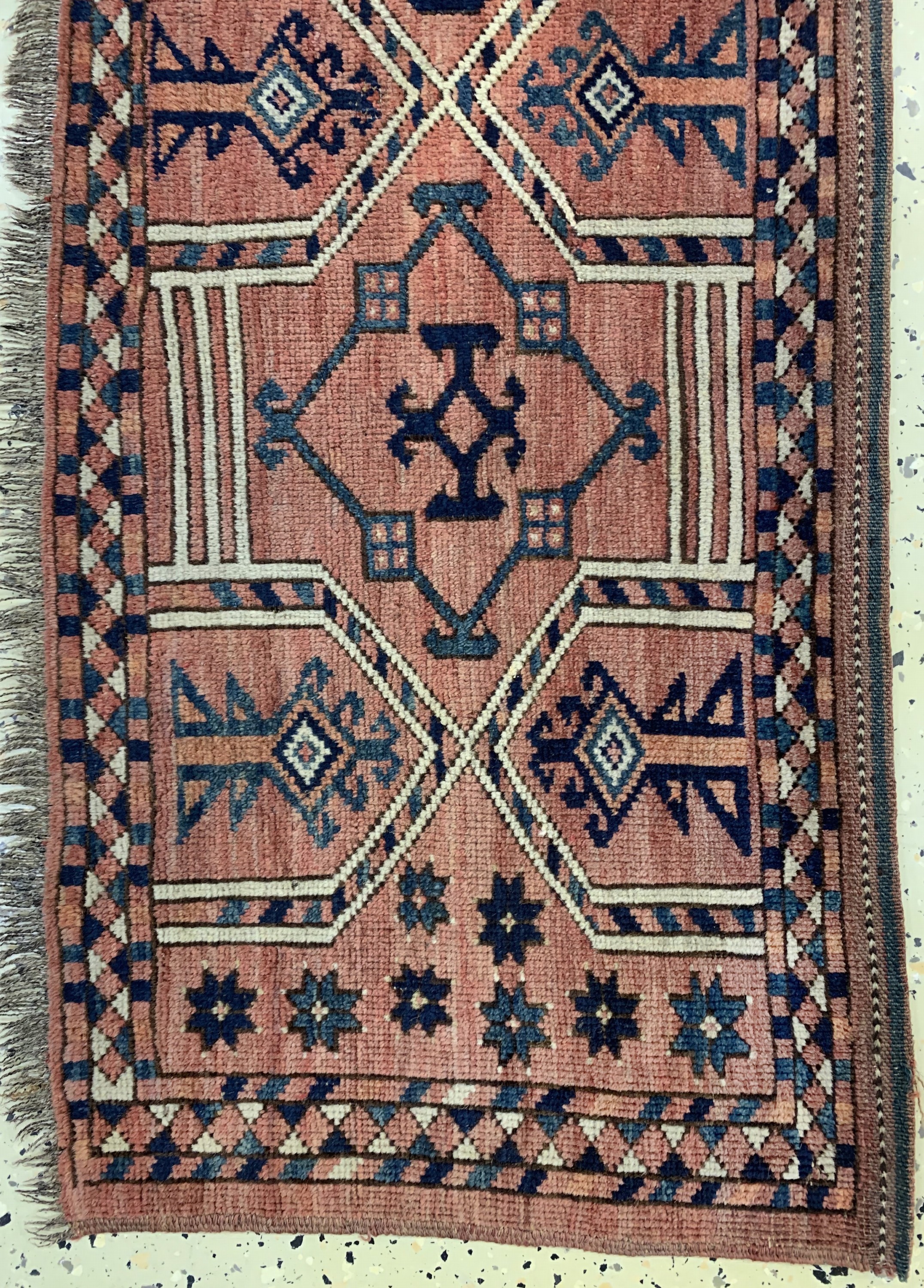 Detail b: 2 Lots Jollar Tschowal, Ersari Turkmenistan, 19.Jhd, Wolle auf Wolle, ca. 153x 44 cm, EHZ: 3