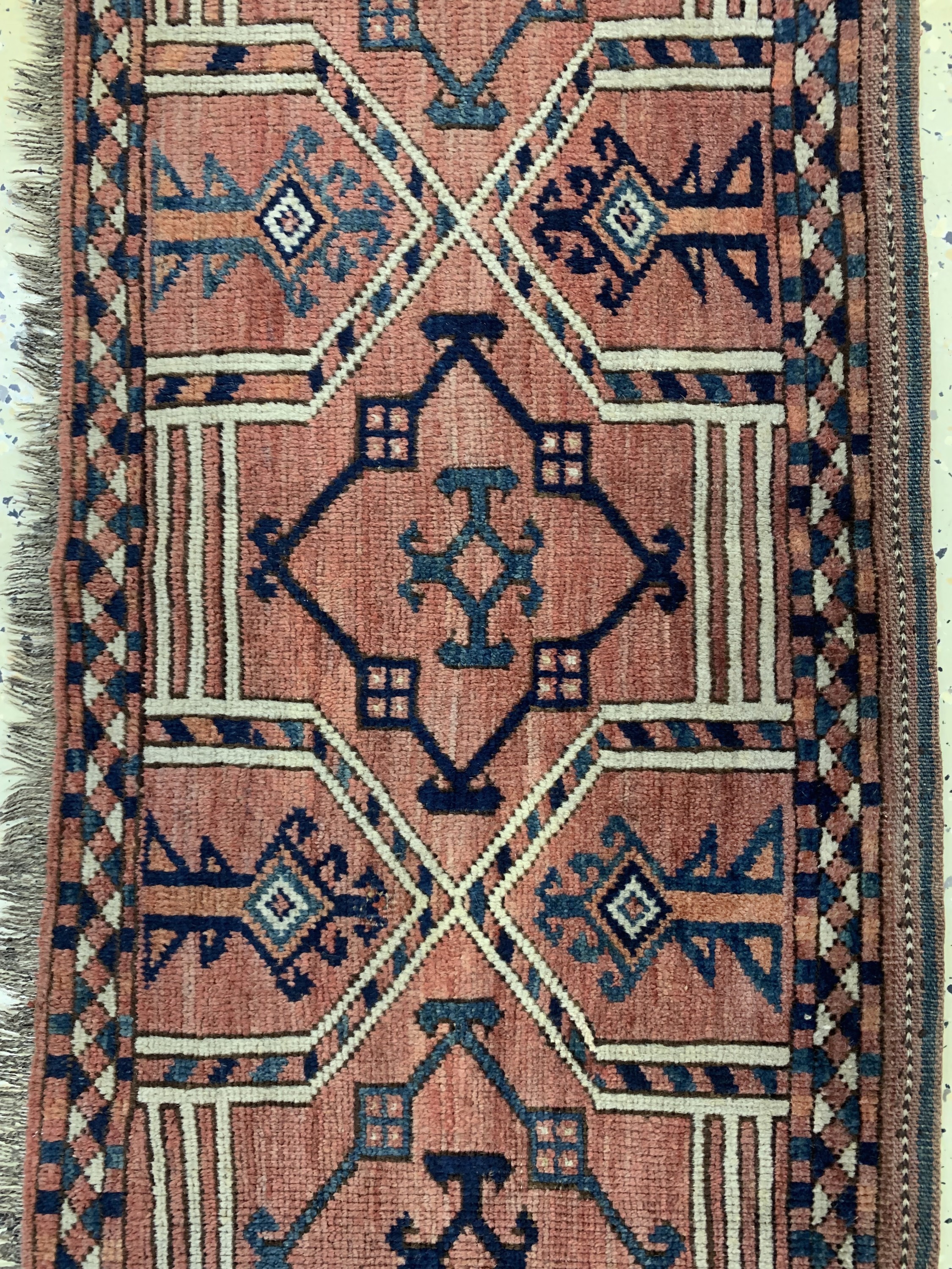 Detail c: 2 Lots Jollar Tschowal, Ersari Turkmenistan, 19.Jhd, Wolle auf Wolle, ca. 153x 44 cm, EHZ: 3