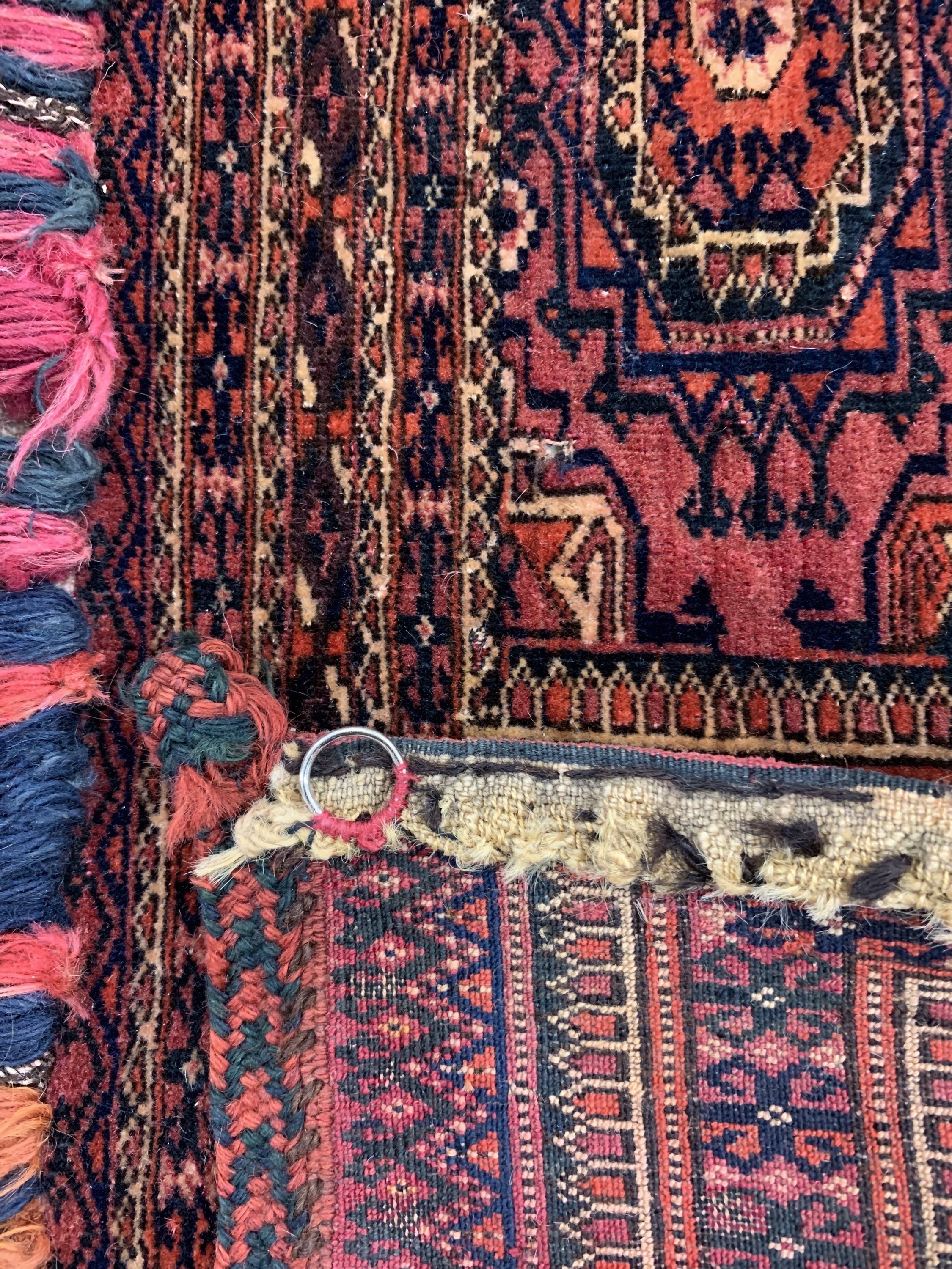 Detail f: 3 Lots antiker Torba, Turkmenistan, 19.Jhd,Wolle auf Wolle, ca. 117 x 37 cm, eine mit Mottenfra?, EHZ: 2